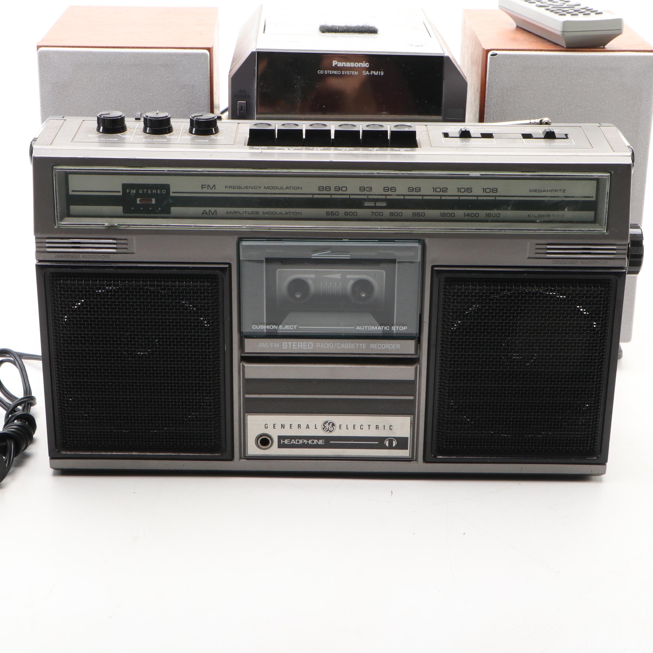 Sony SRS-GU10iP Speaker System, General Electric Cassette Player and More