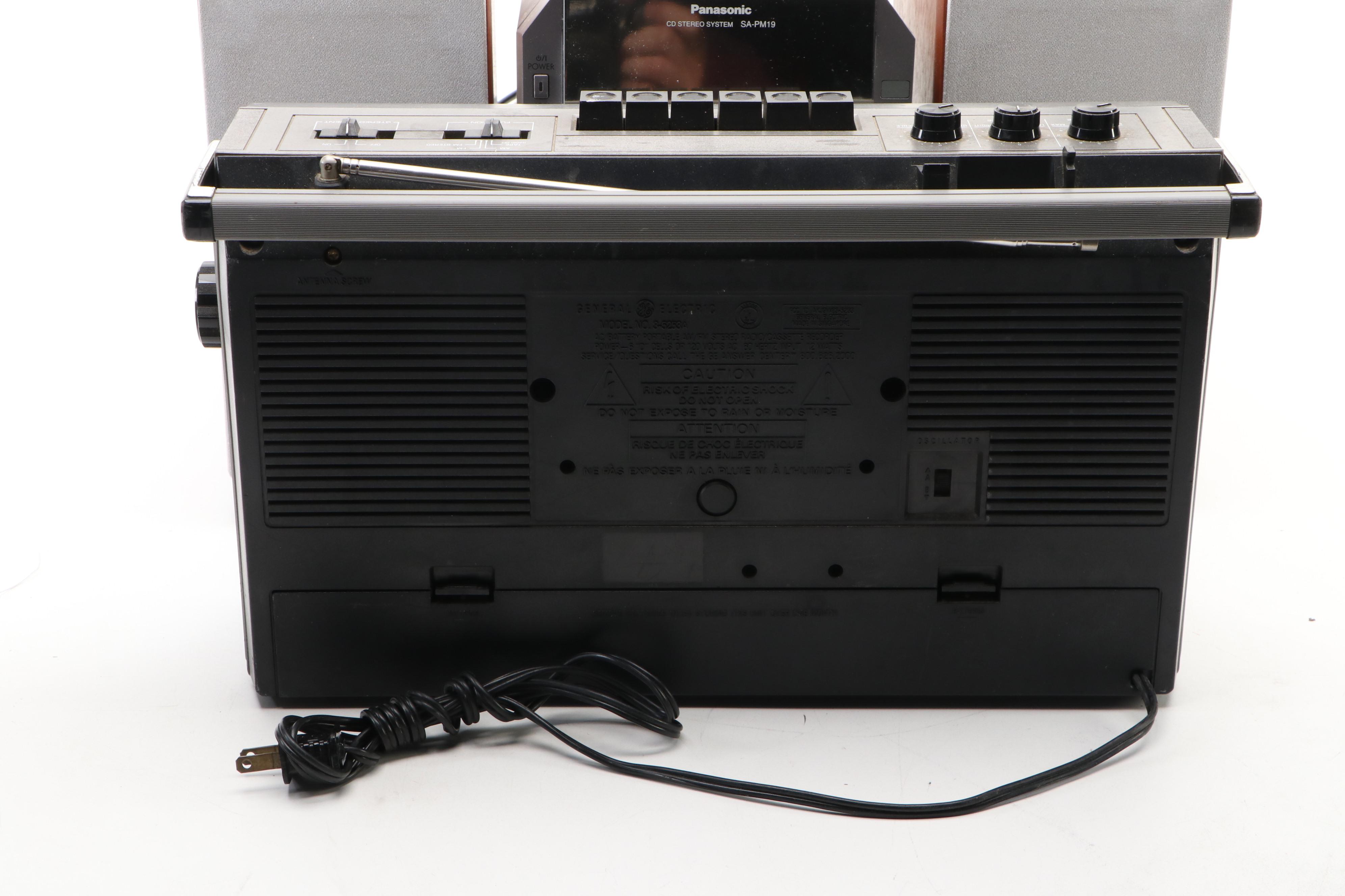 Sony SRS-GU10iP Speaker System, General Electric Cassette Player and More