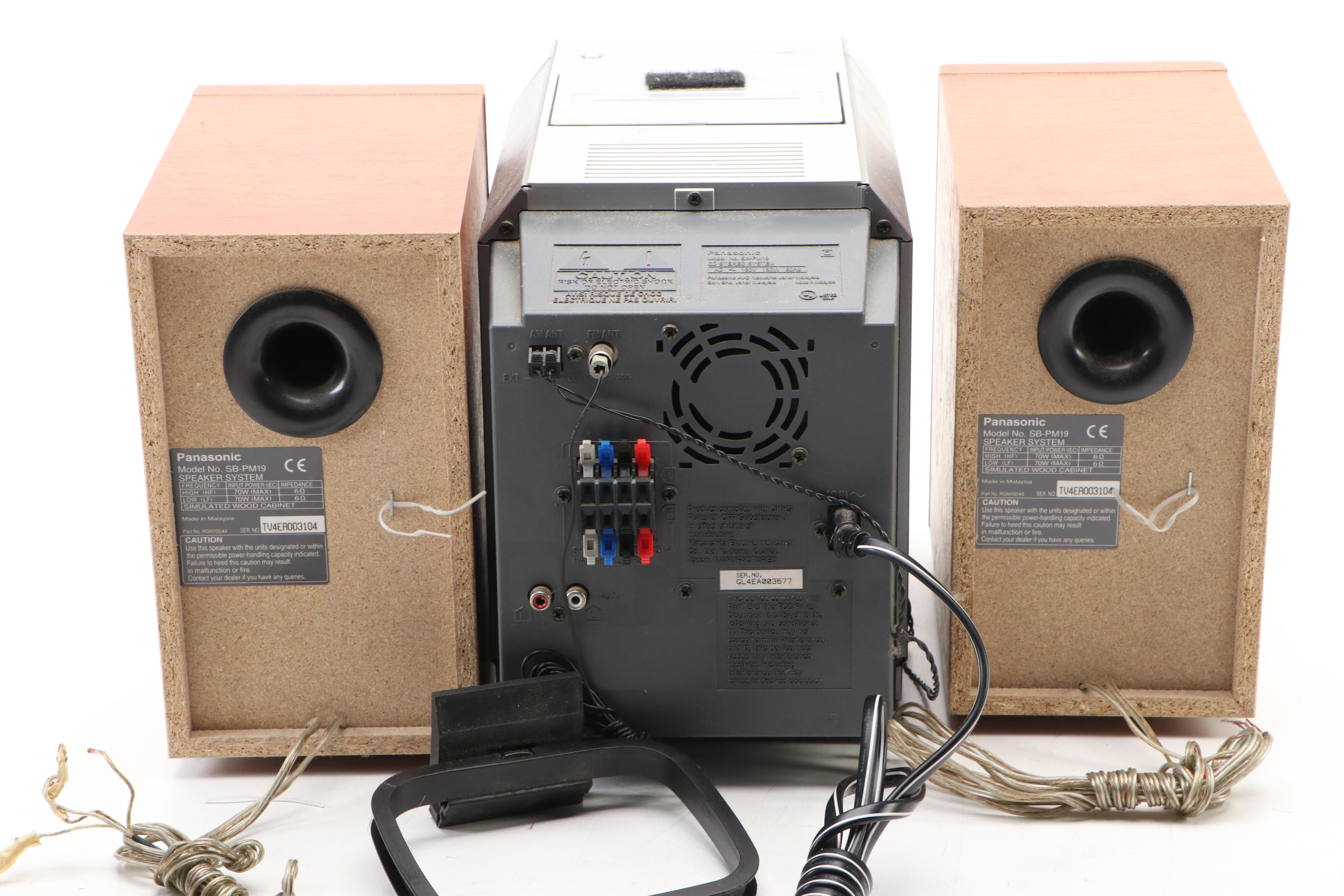 Sony SRS-GU10iP Speaker System, General Electric Cassette Player and More