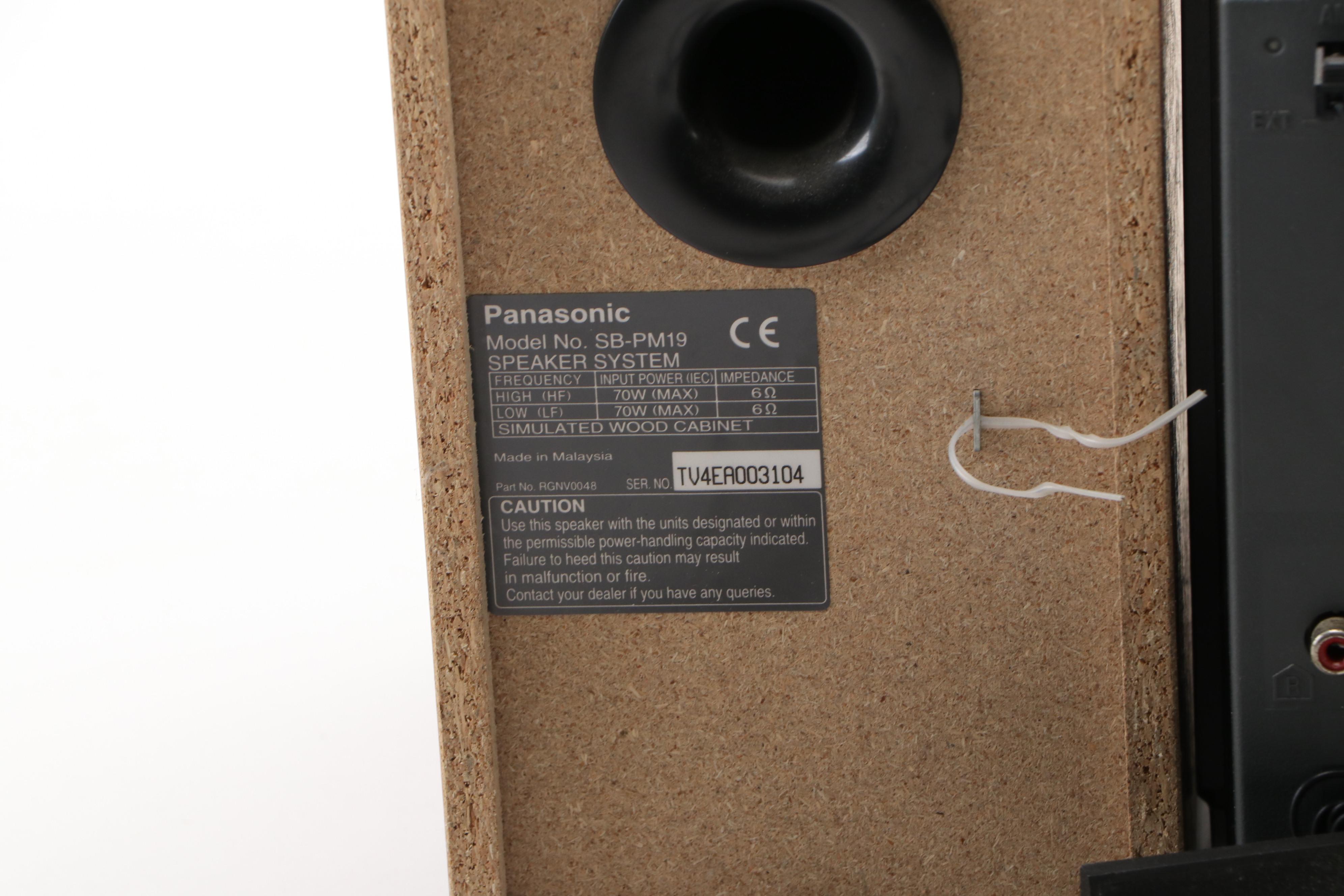 Sony SRS-GU10iP Speaker System, General Electric Cassette Player and More