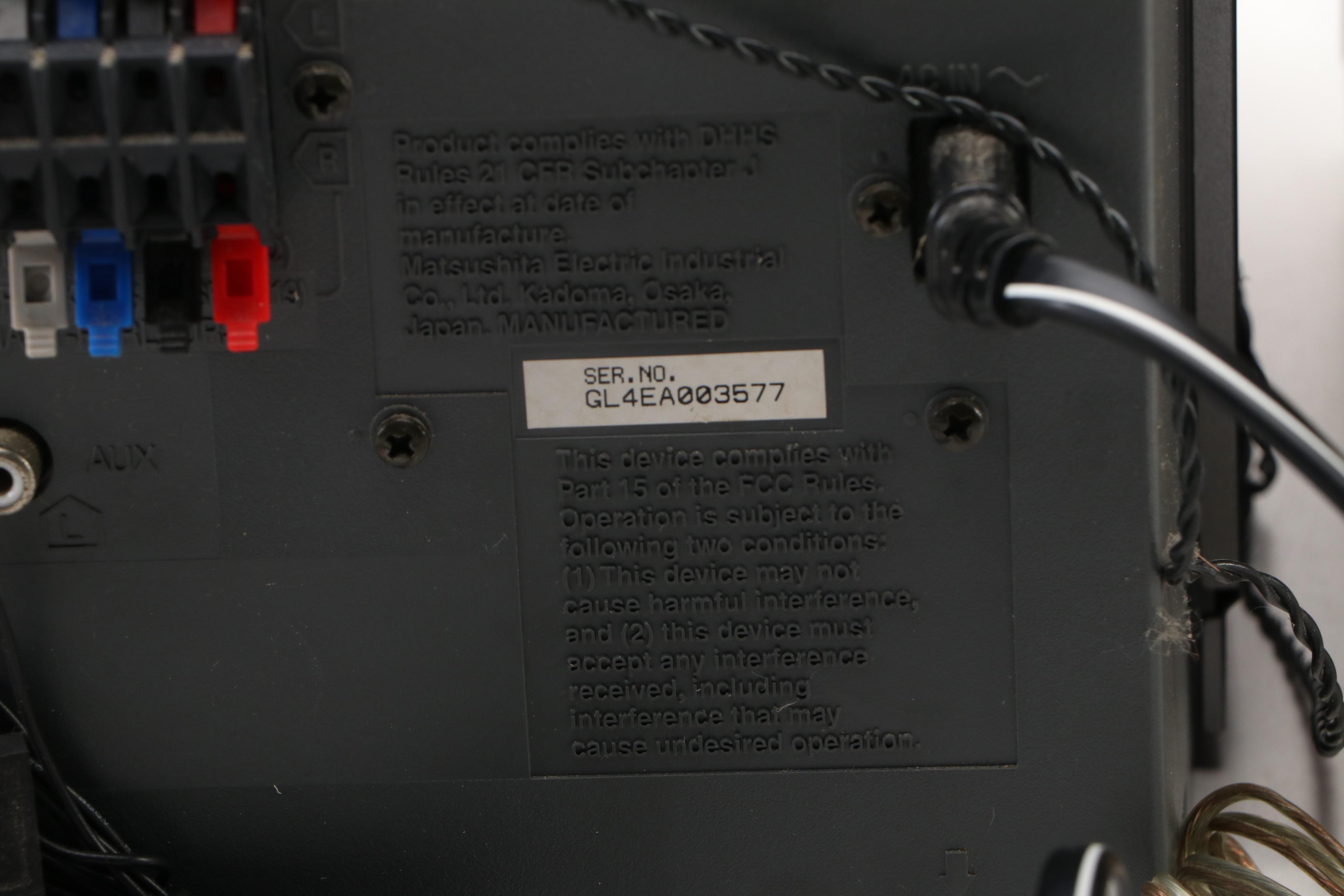 Sony SRS-GU10iP Speaker System, General Electric Cassette Player and More