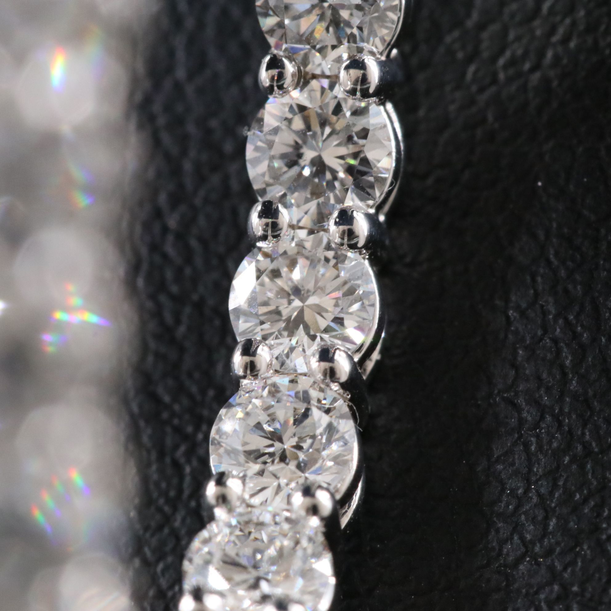 18K 8.20 CTW Lab Grown Diamond Inside-Out Hoop Earrings