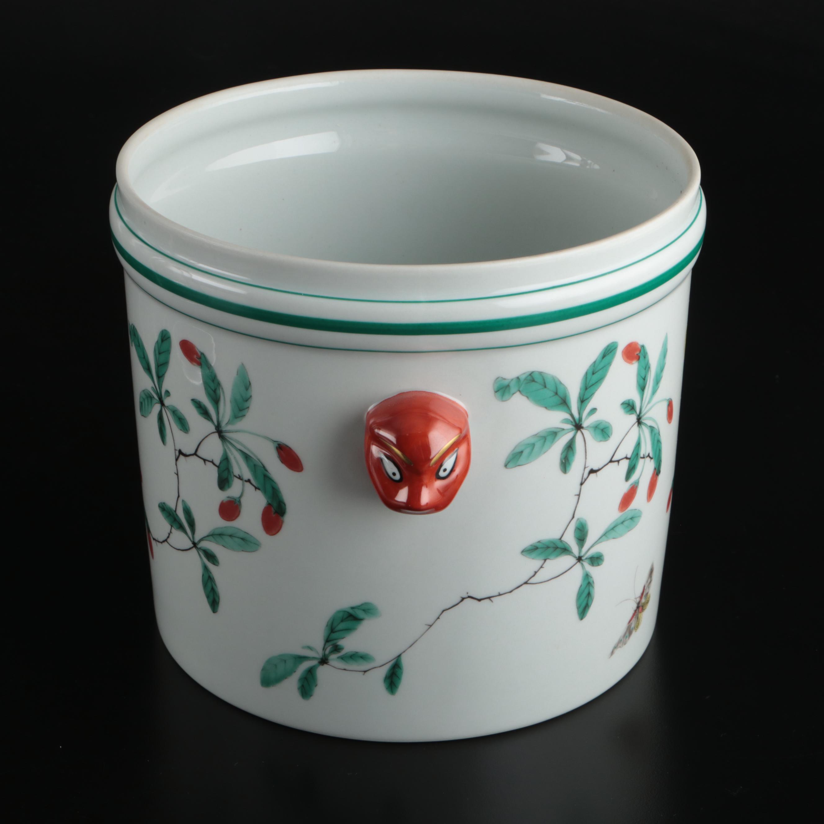 Mottahedeh "Famille Verte" Jar with Hurricane Shades and More