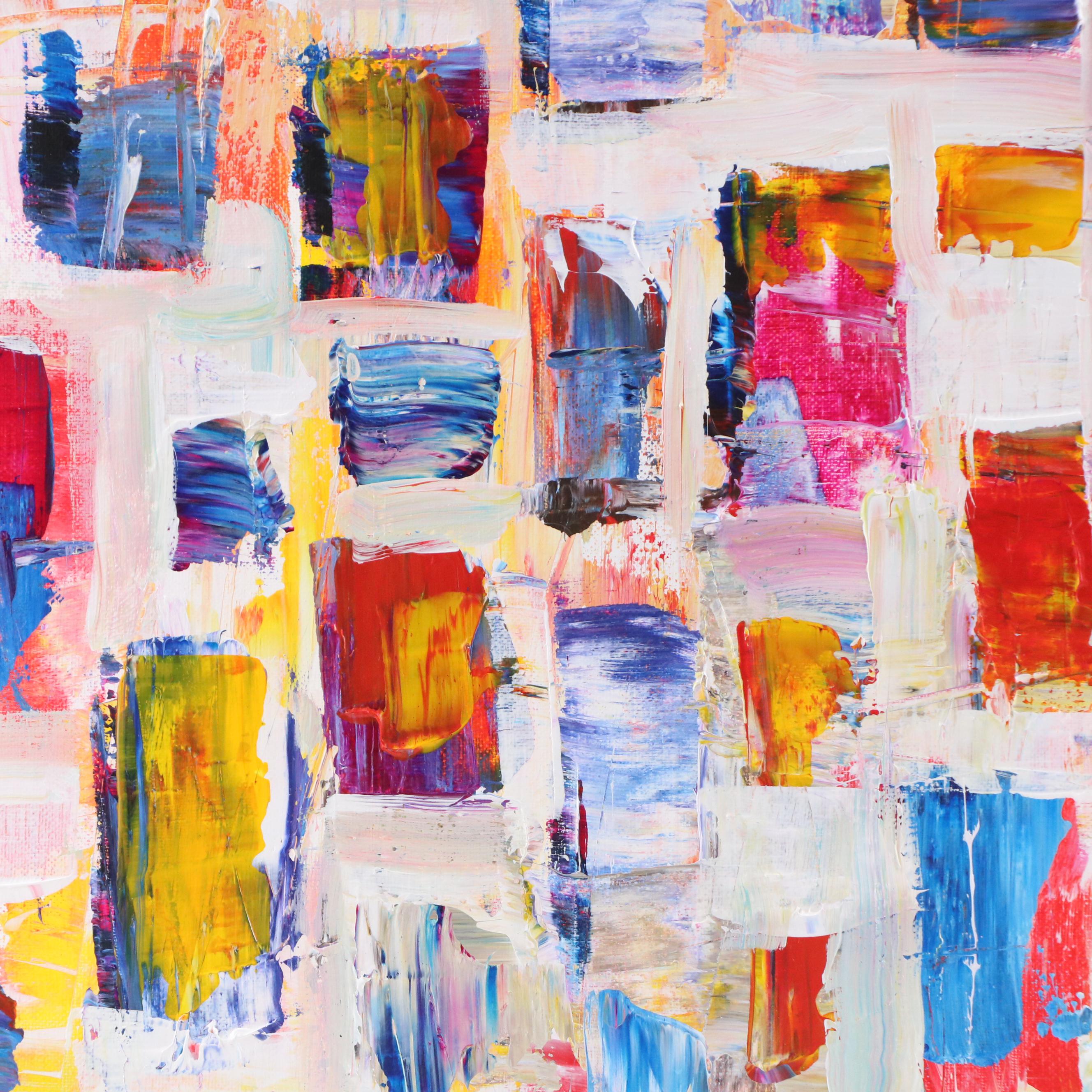 Leif Janek Abstract Acrylic Painting, 21st Century