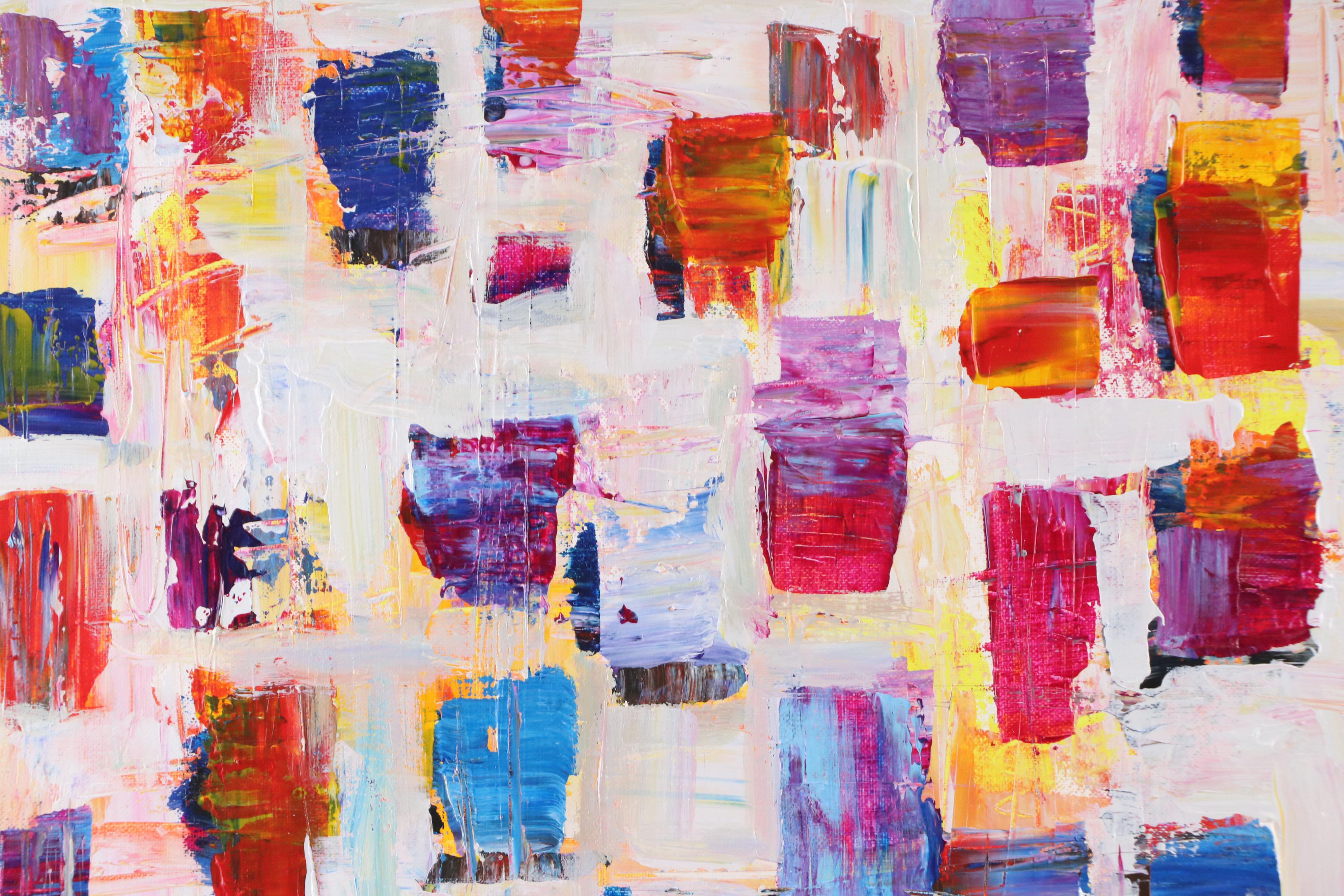 Leif Janek Abstract Acrylic Painting, 21st Century