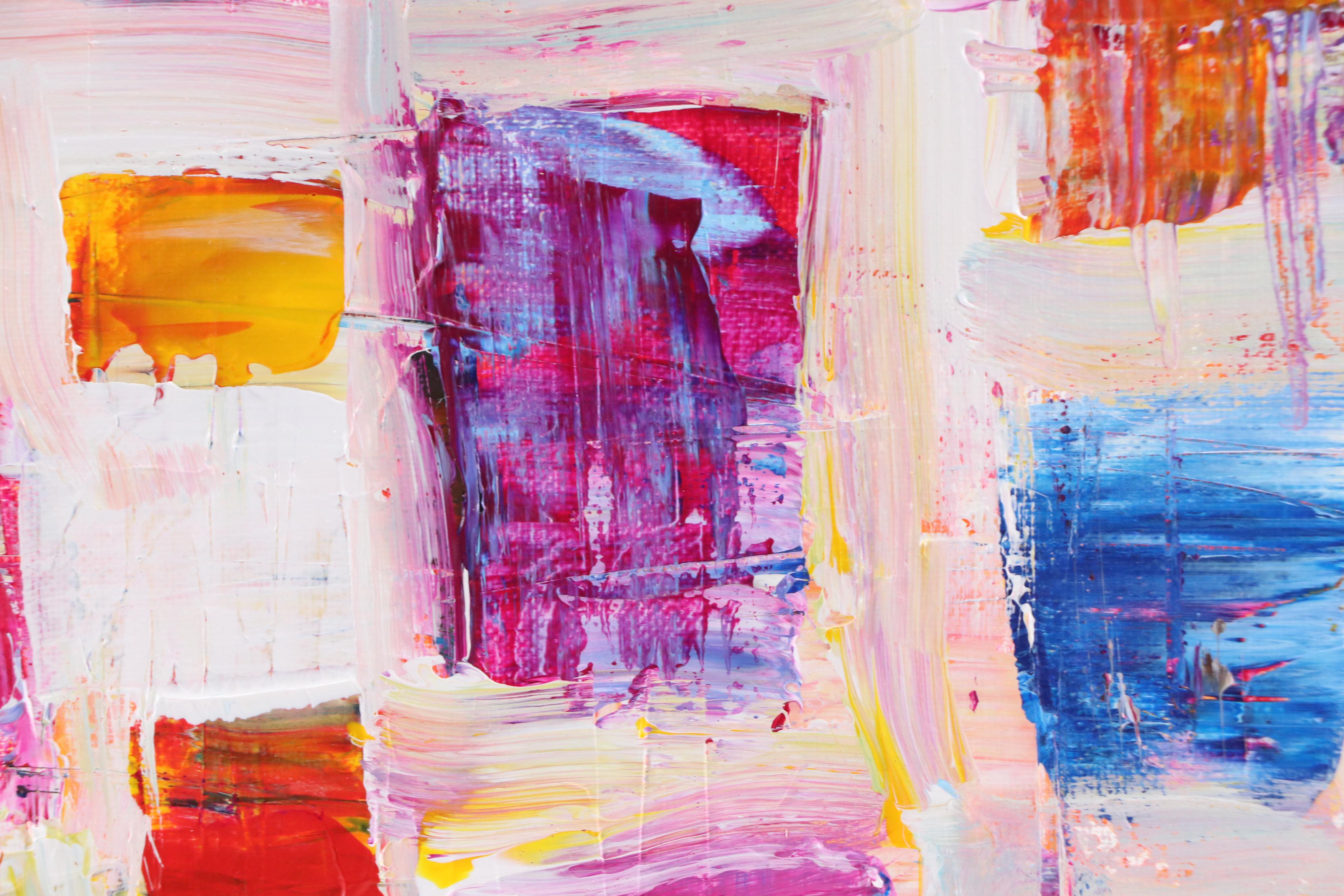 Leif Janek Abstract Acrylic Painting, 21st Century