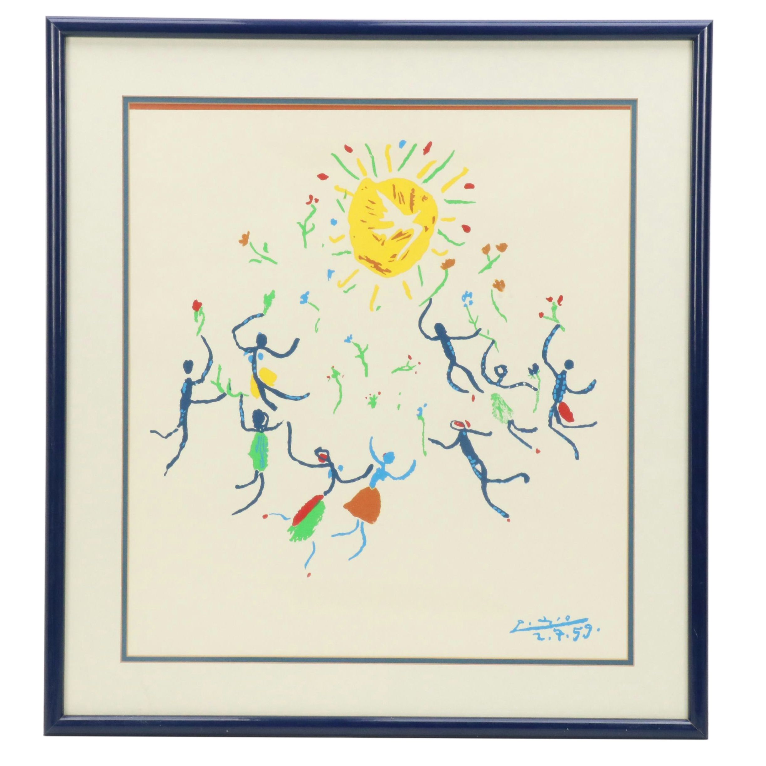 Serigraph After Pablo Picasso "La Ronde De La Jeunesse"