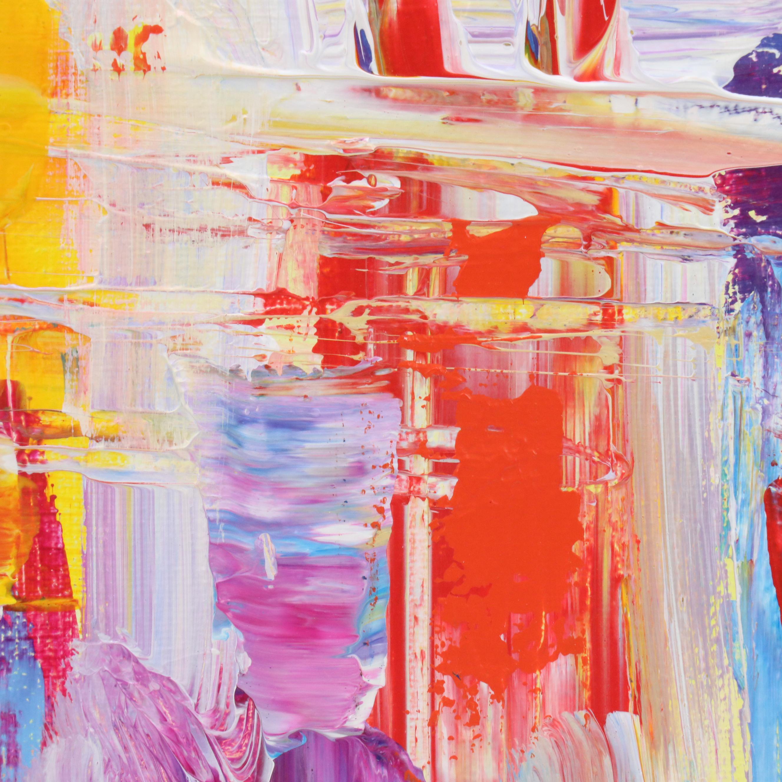 Leif Janek Abstract Acrylic Painting, 21st Century