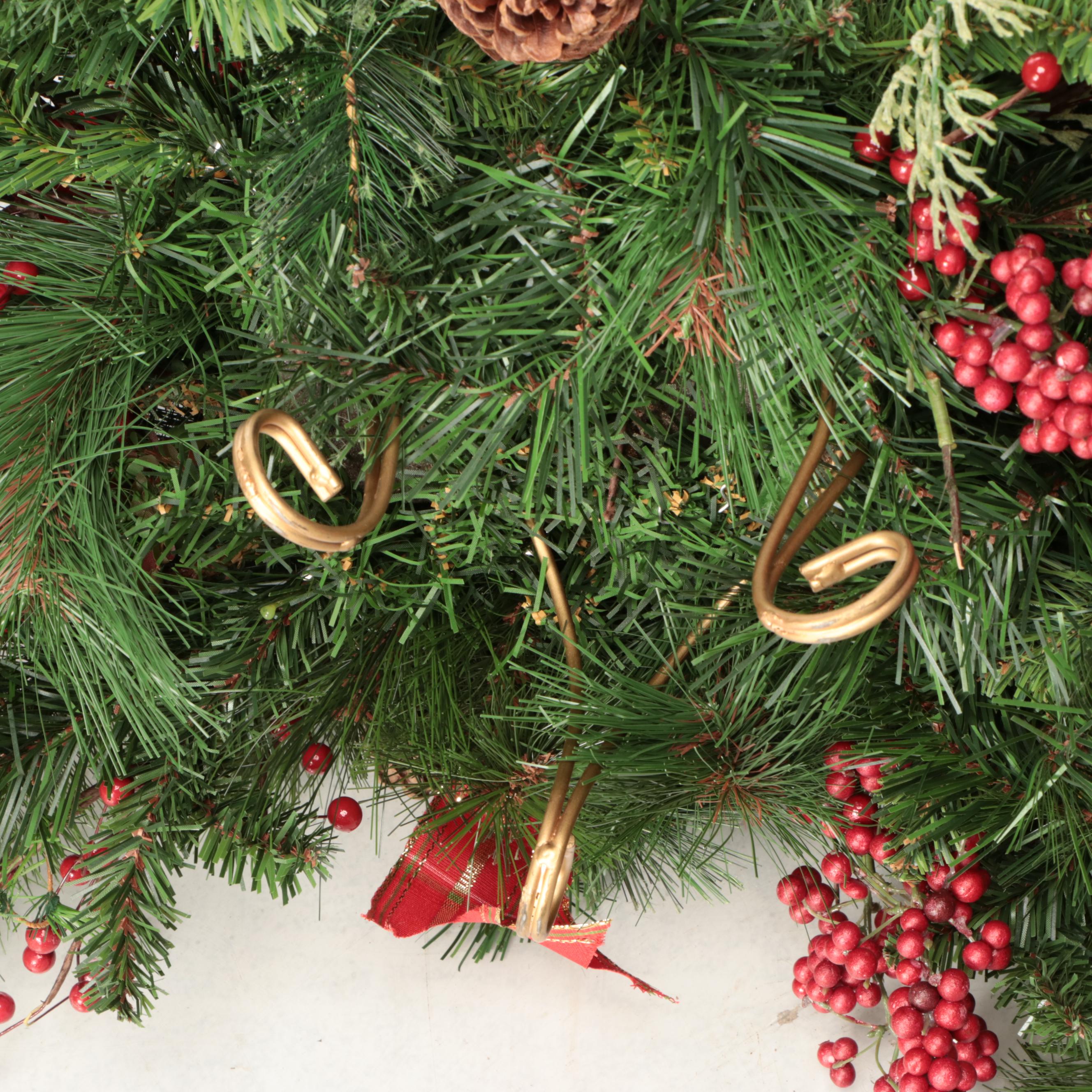 Artificial Pine Boughs and Other Seasonal Decorations