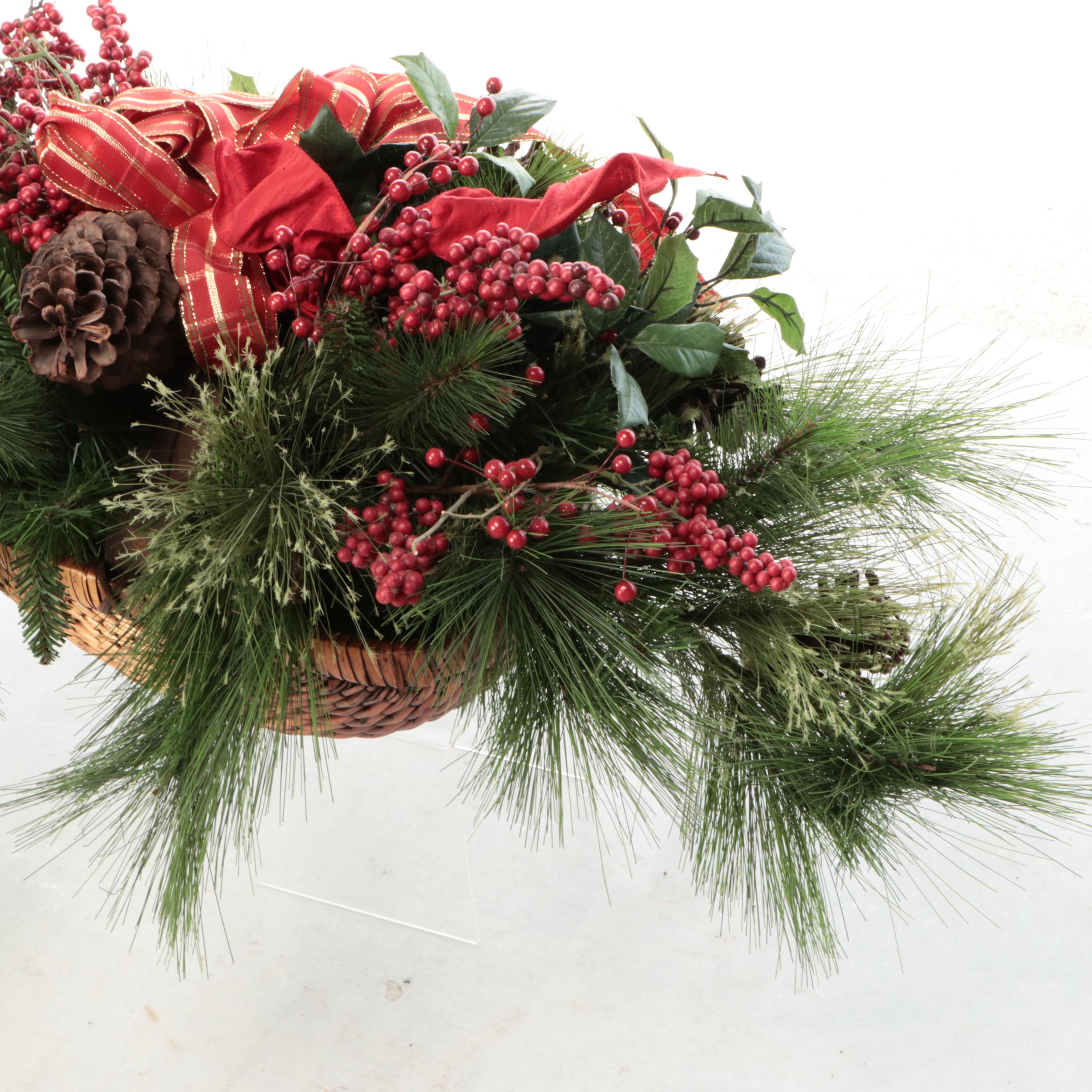 Artificial Pine Boughs and Other Seasonal Decorations