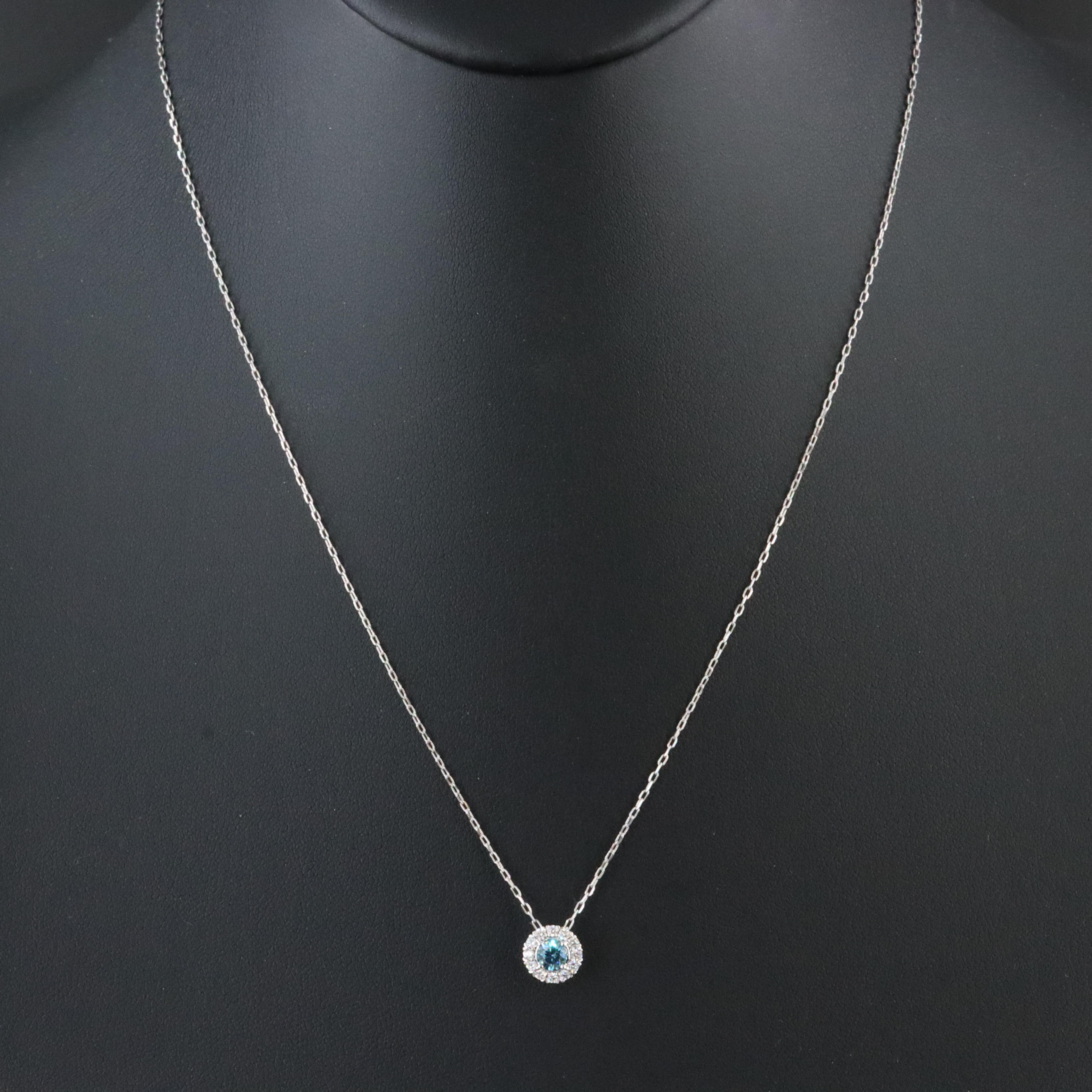 14K 0.41 CTW Lab Grown Diamond Pendant Necklace