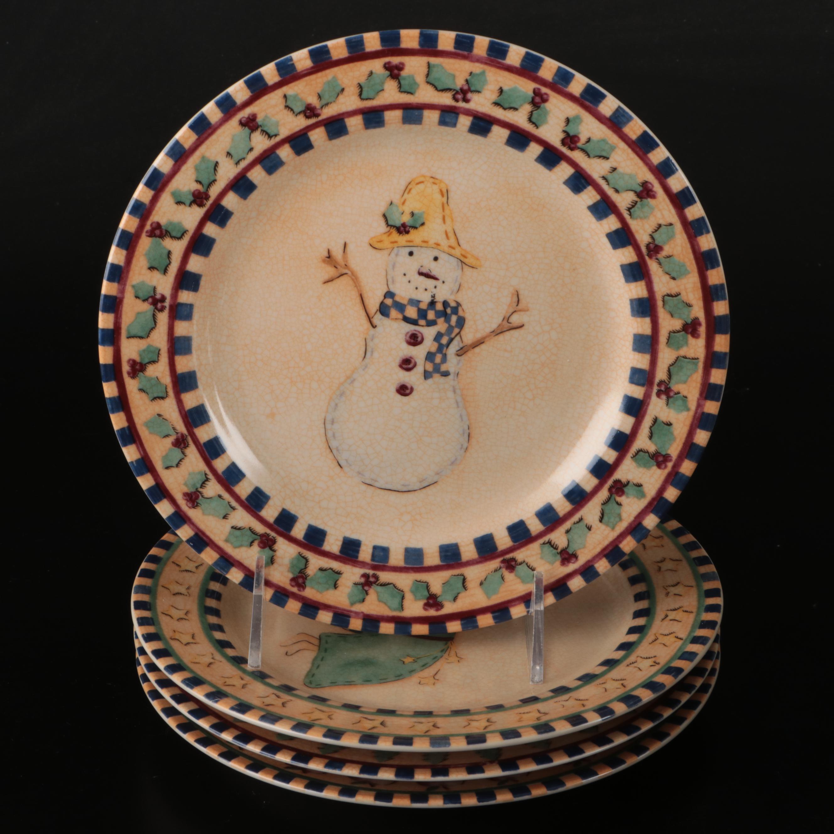 Pottery Barn Christmas Tree Ceramic Trays with Other Ceramic and Glass Tableware