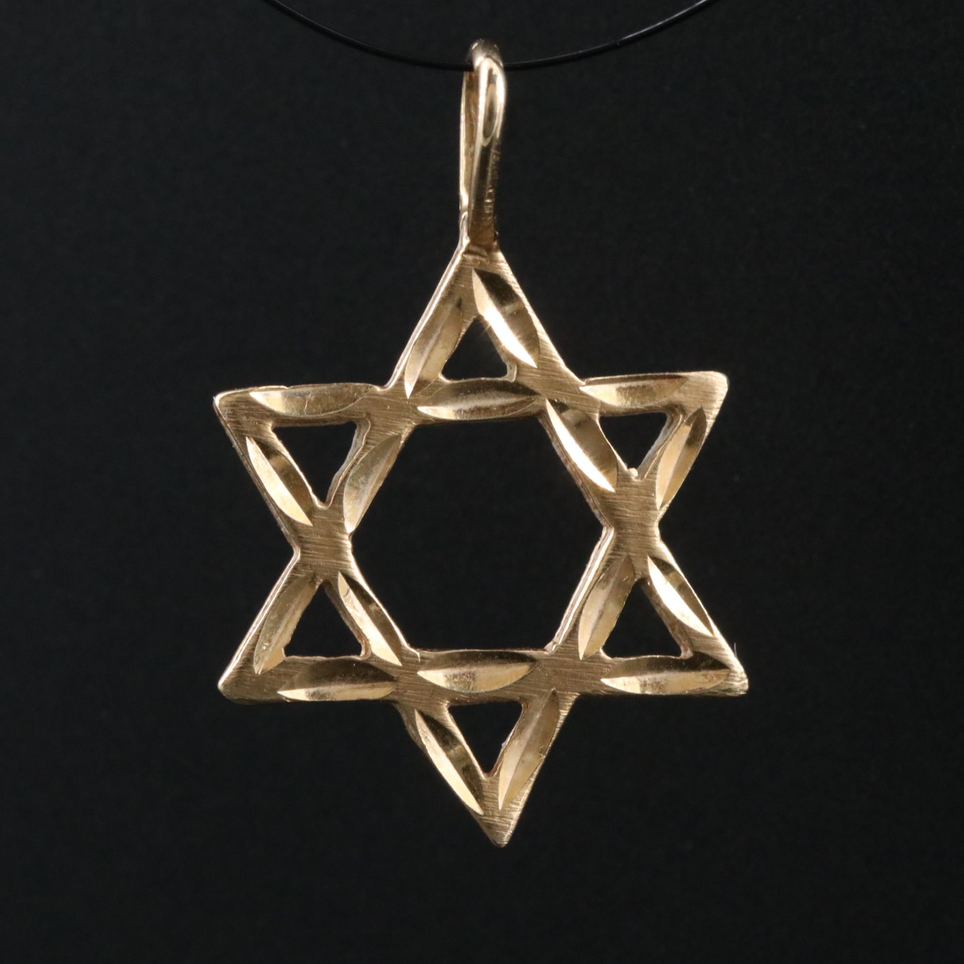 Judaic 14K Star of David Pendant