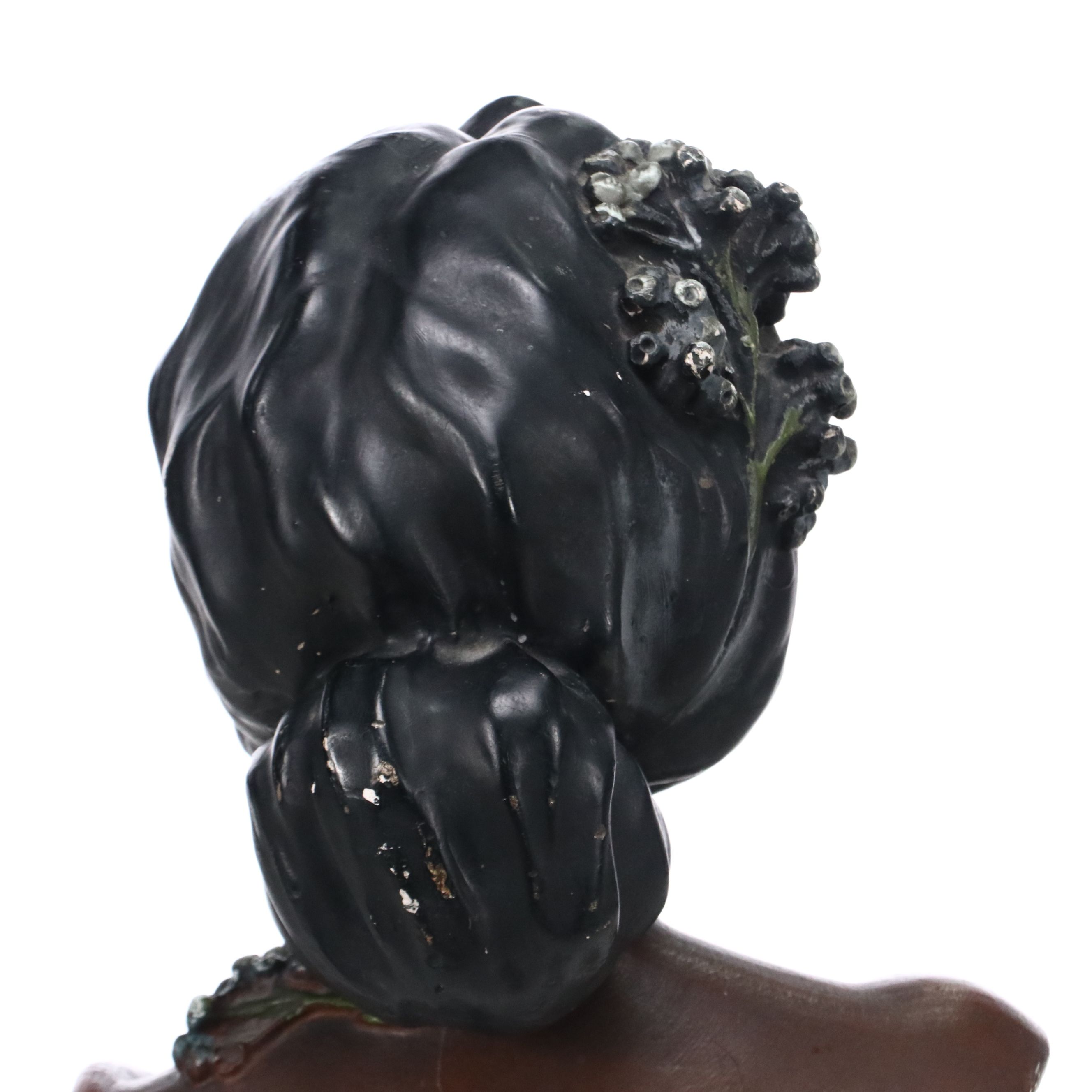 Schumacher Art Nouveau Chalkware Bust "Atlasa"