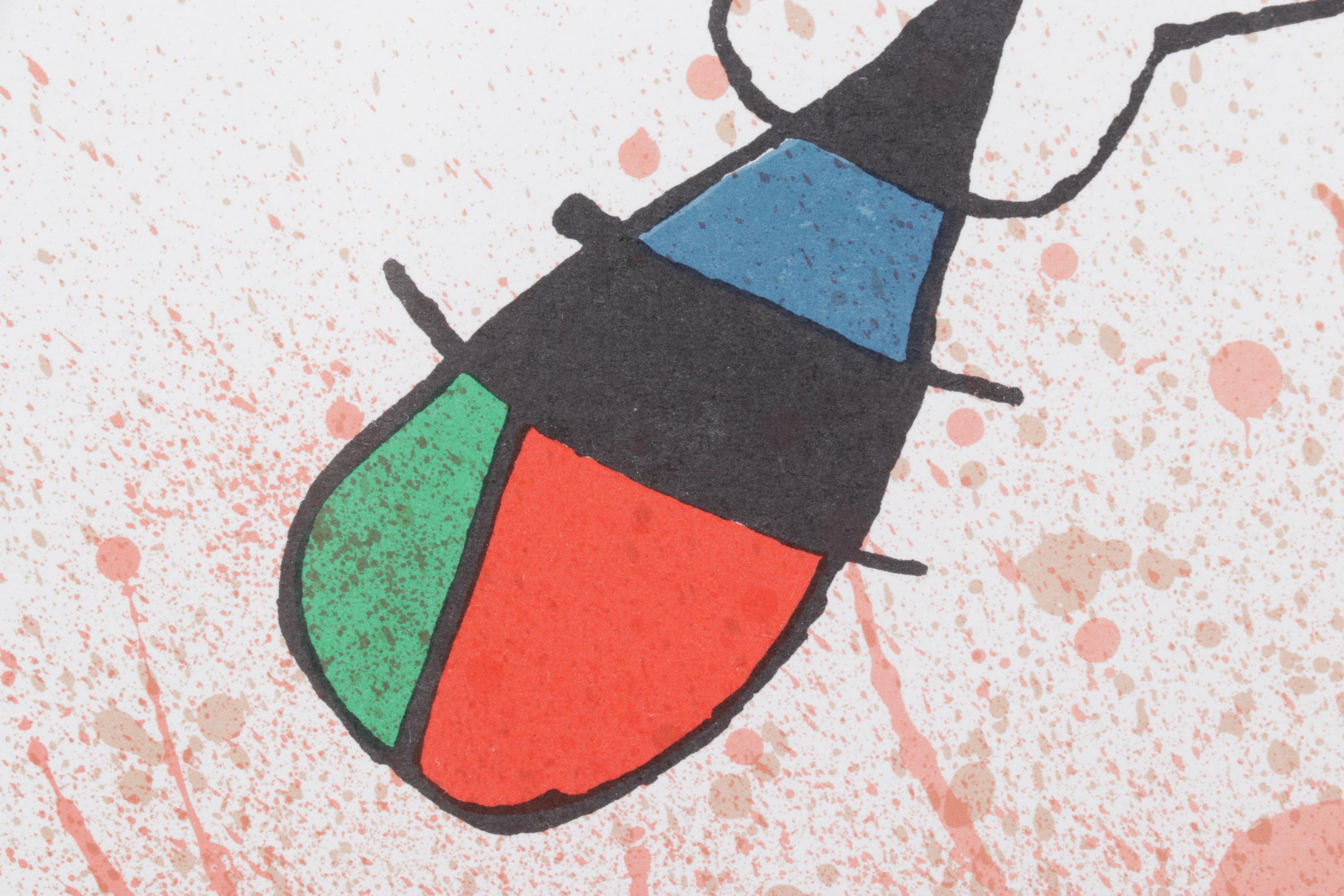 Joan Miró Color Lithograph from "Miró Lithographe I," 1972