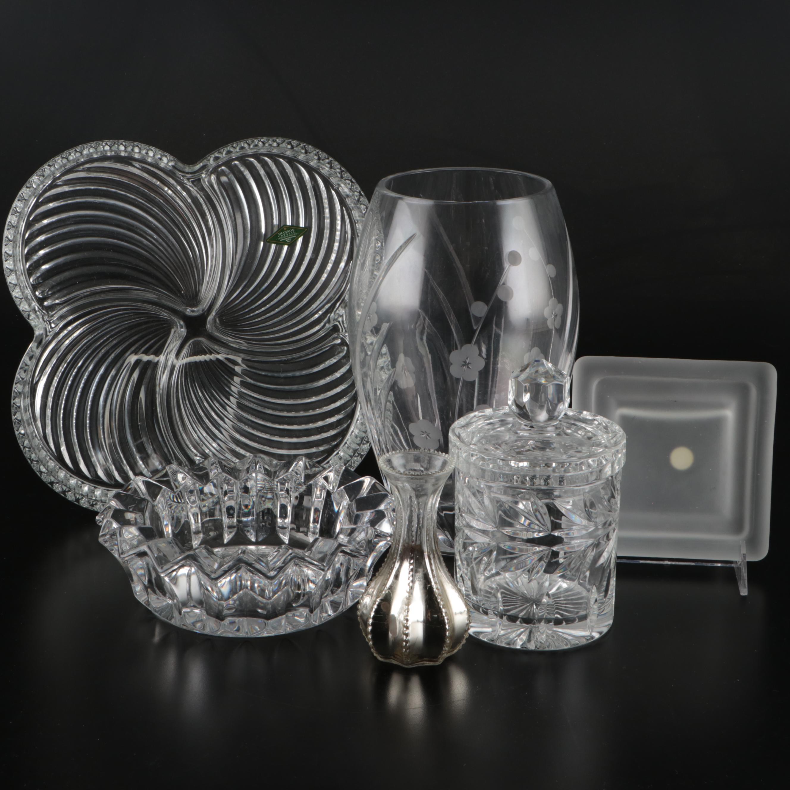 Shannon Crystal, Party Lite with Other Dish, Vases and More Tableware