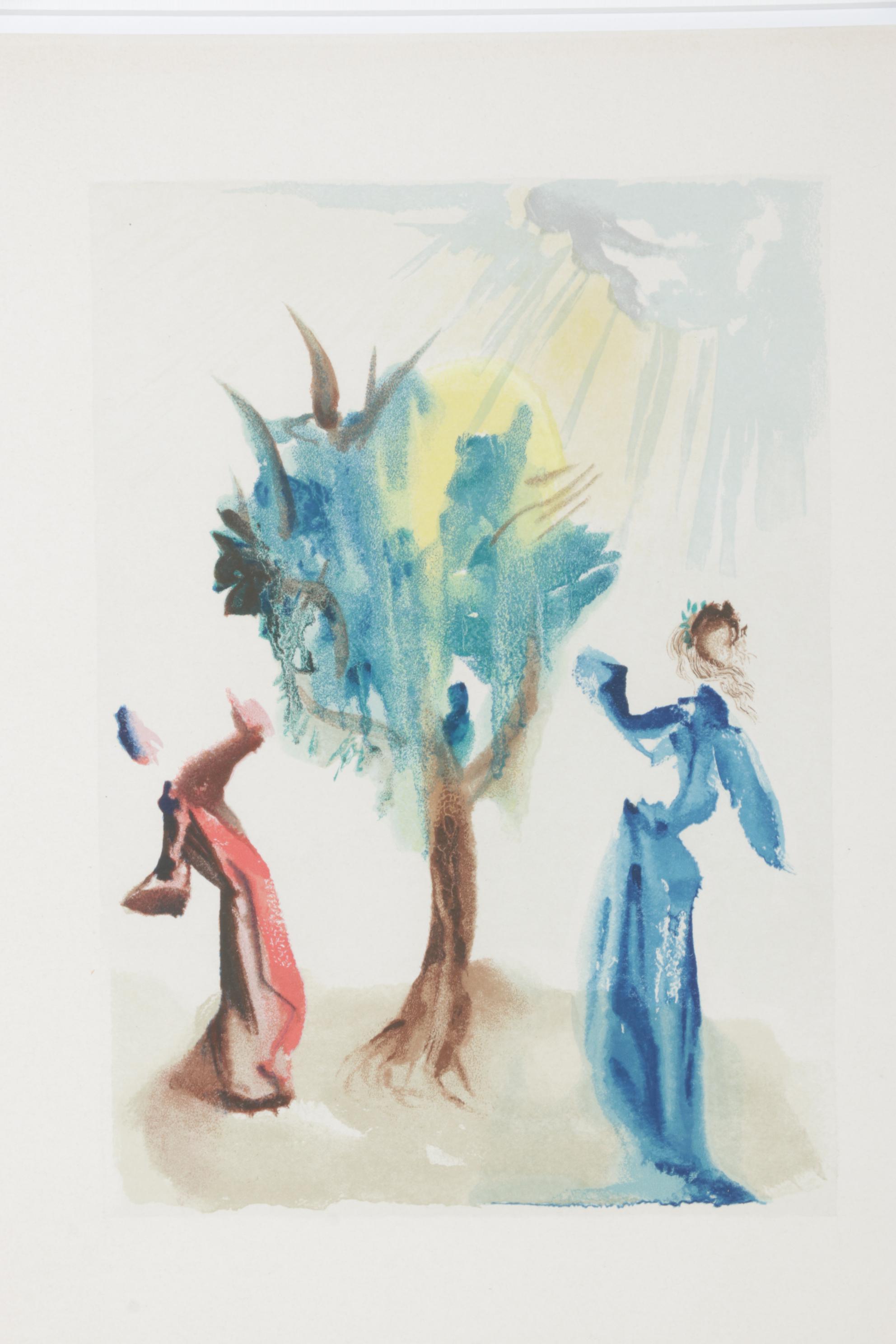 Salvador Dalí Wood Engraving "L’Arbre du Châtiment"