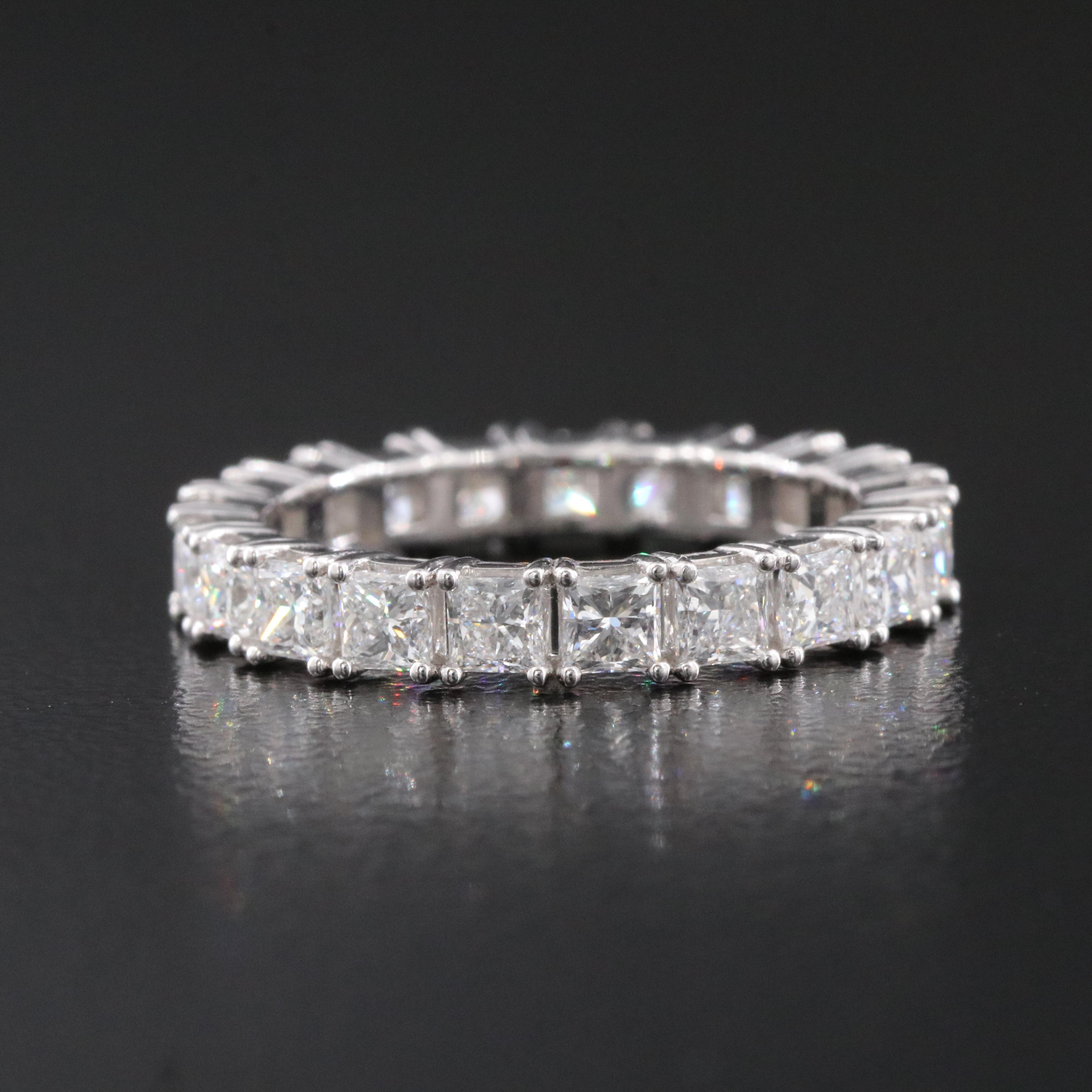 18K 2.39 CTW Lab Grown Diamond Eternity Band