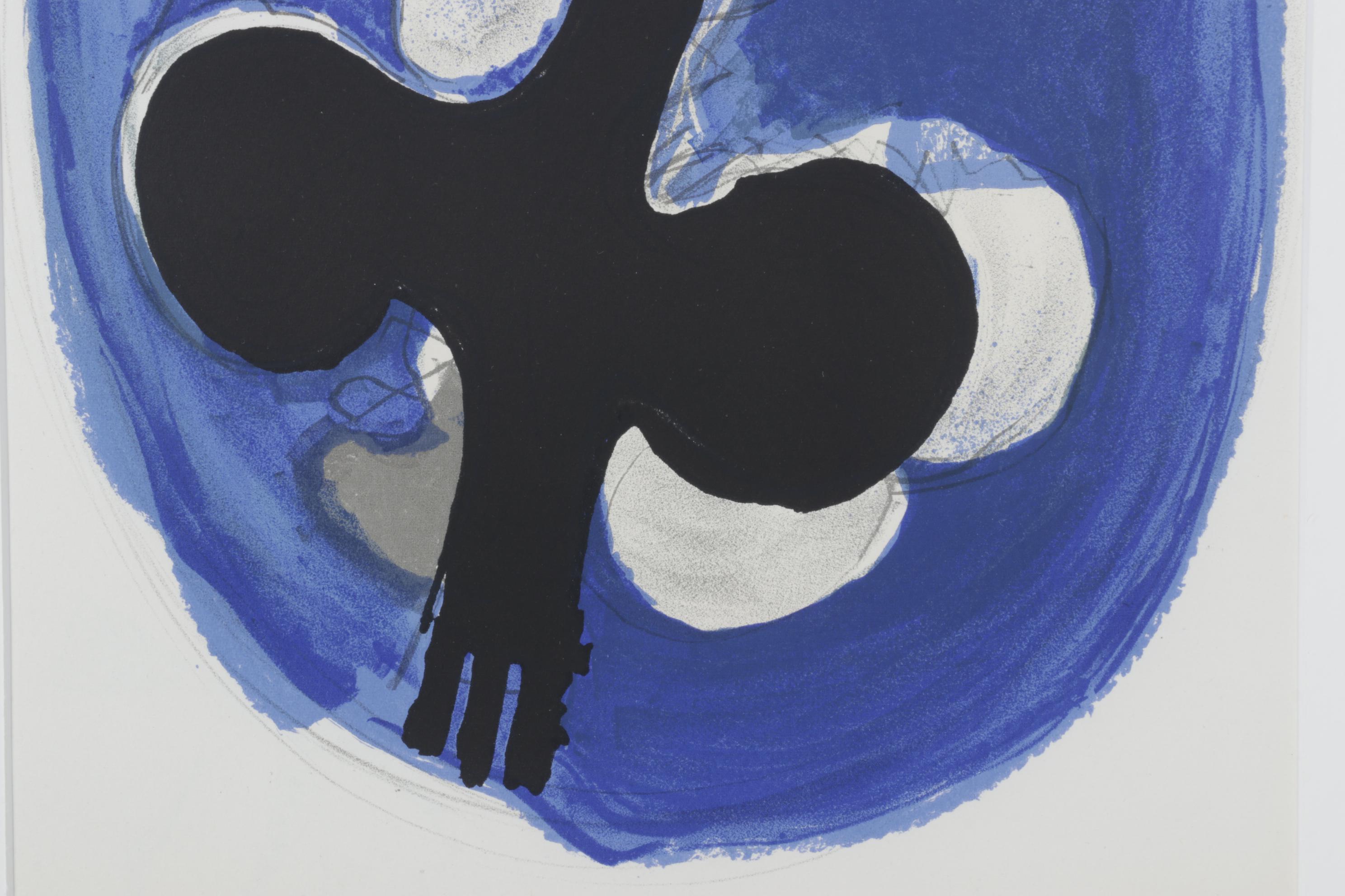 Georges Braque Lithograph for "Verve", 1955