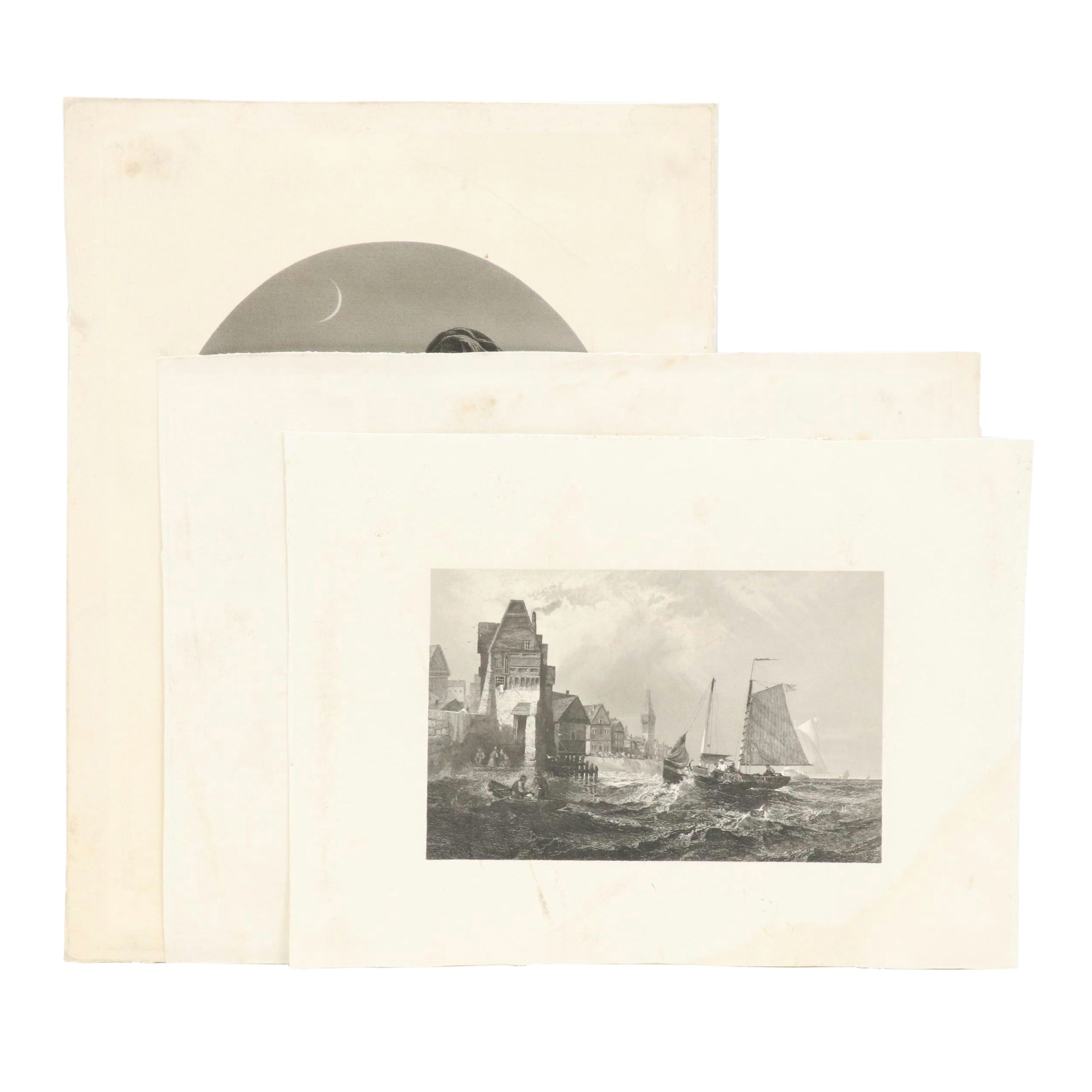 After J.N. Paton "Paolo and Francesca da Rimini" with Other Engravings