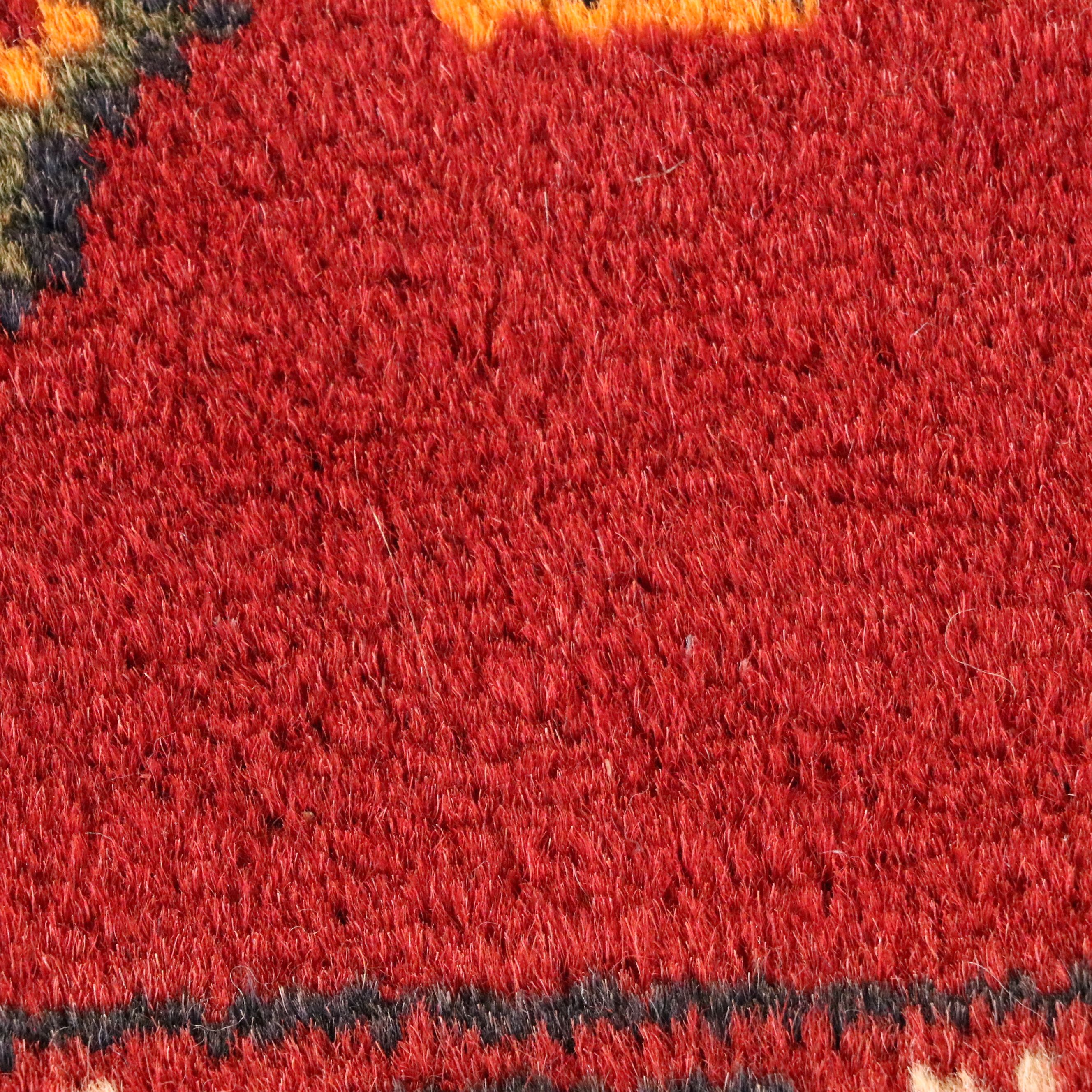 Handmade Caucasian Karabagh Eagle Kazak Storage Bag