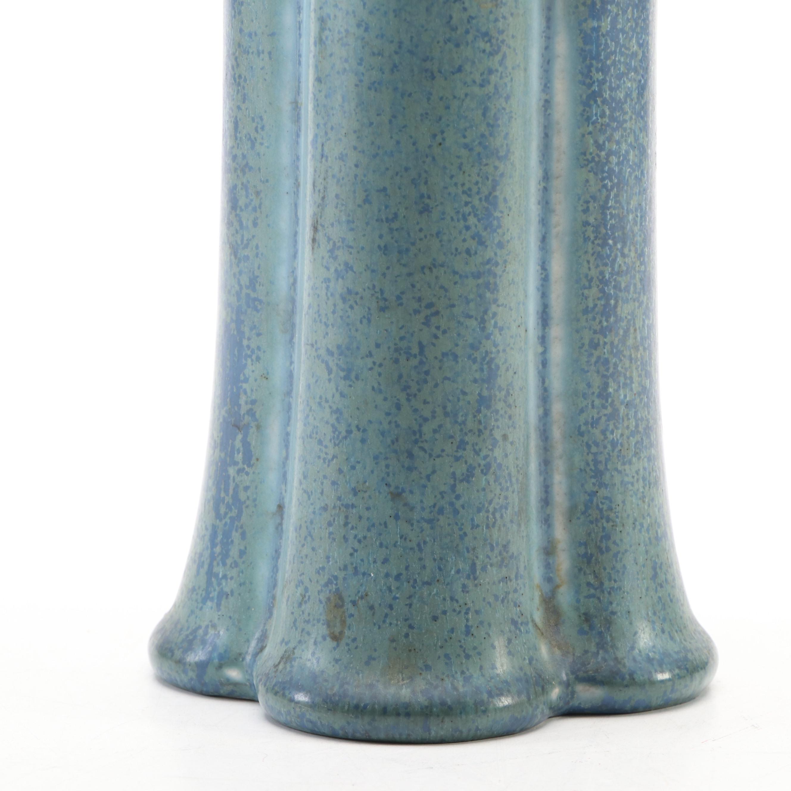 Rookwood Pottery Blue Ceramic Tall Vase, 1926
