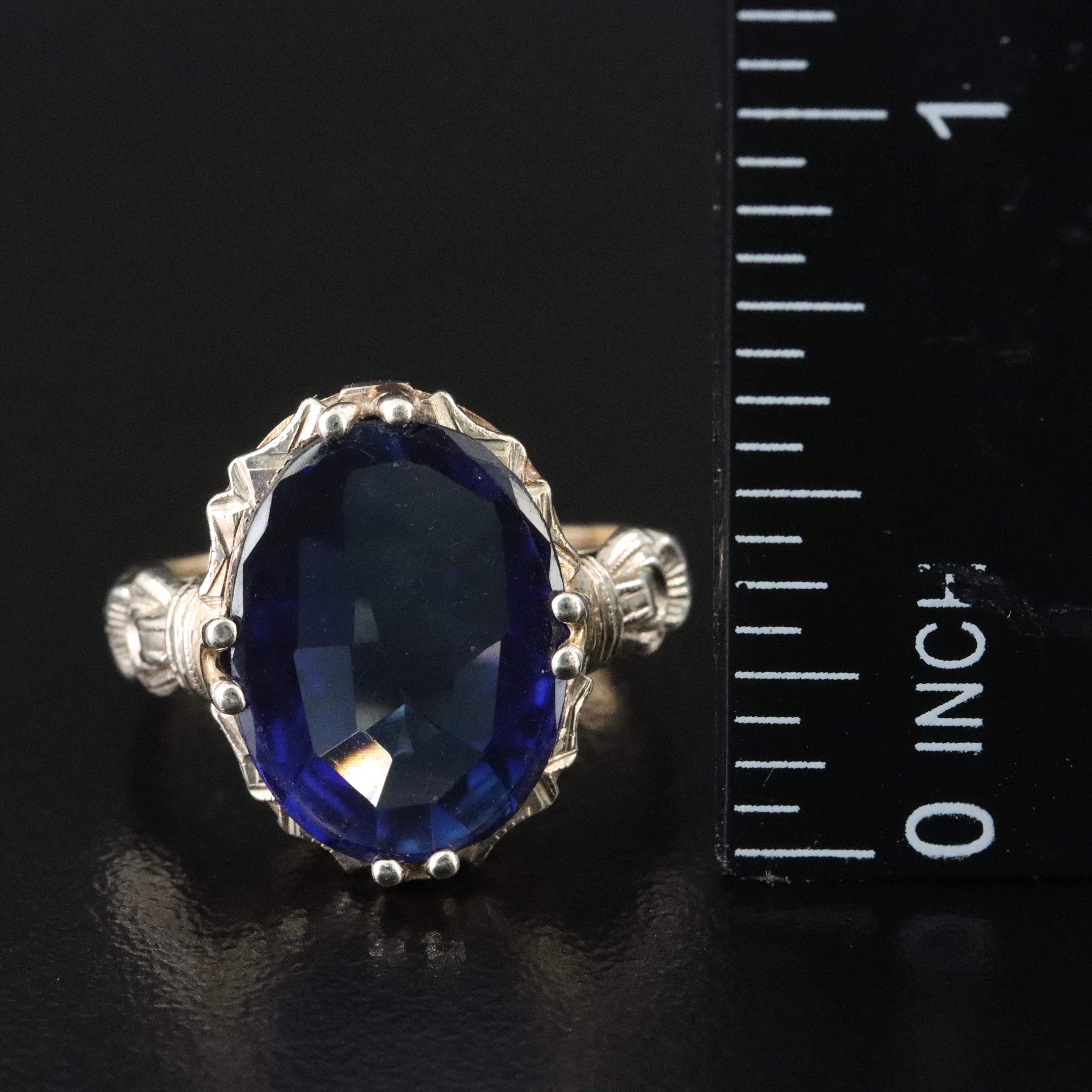 14K Sapphire Ring
