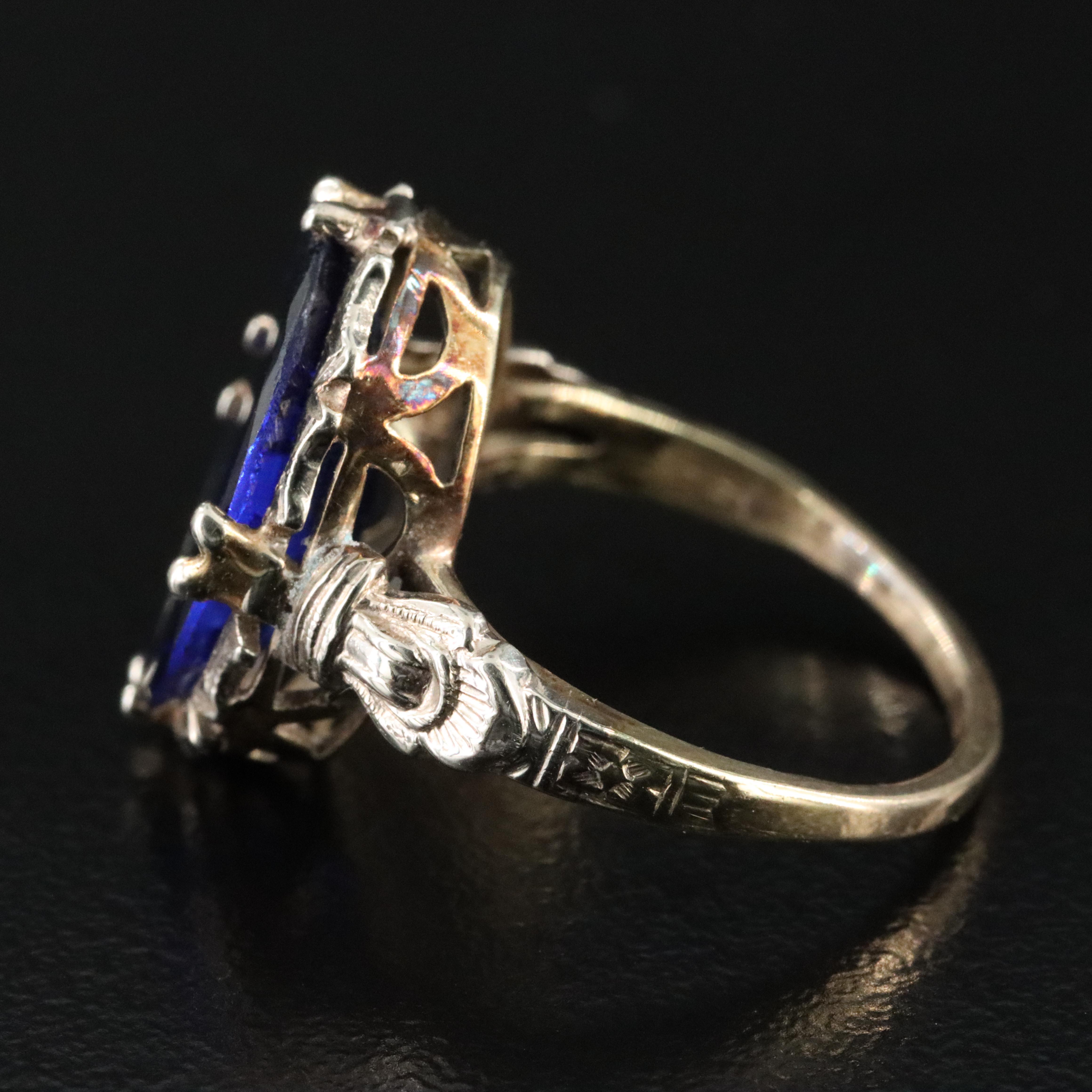 14K Sapphire Ring