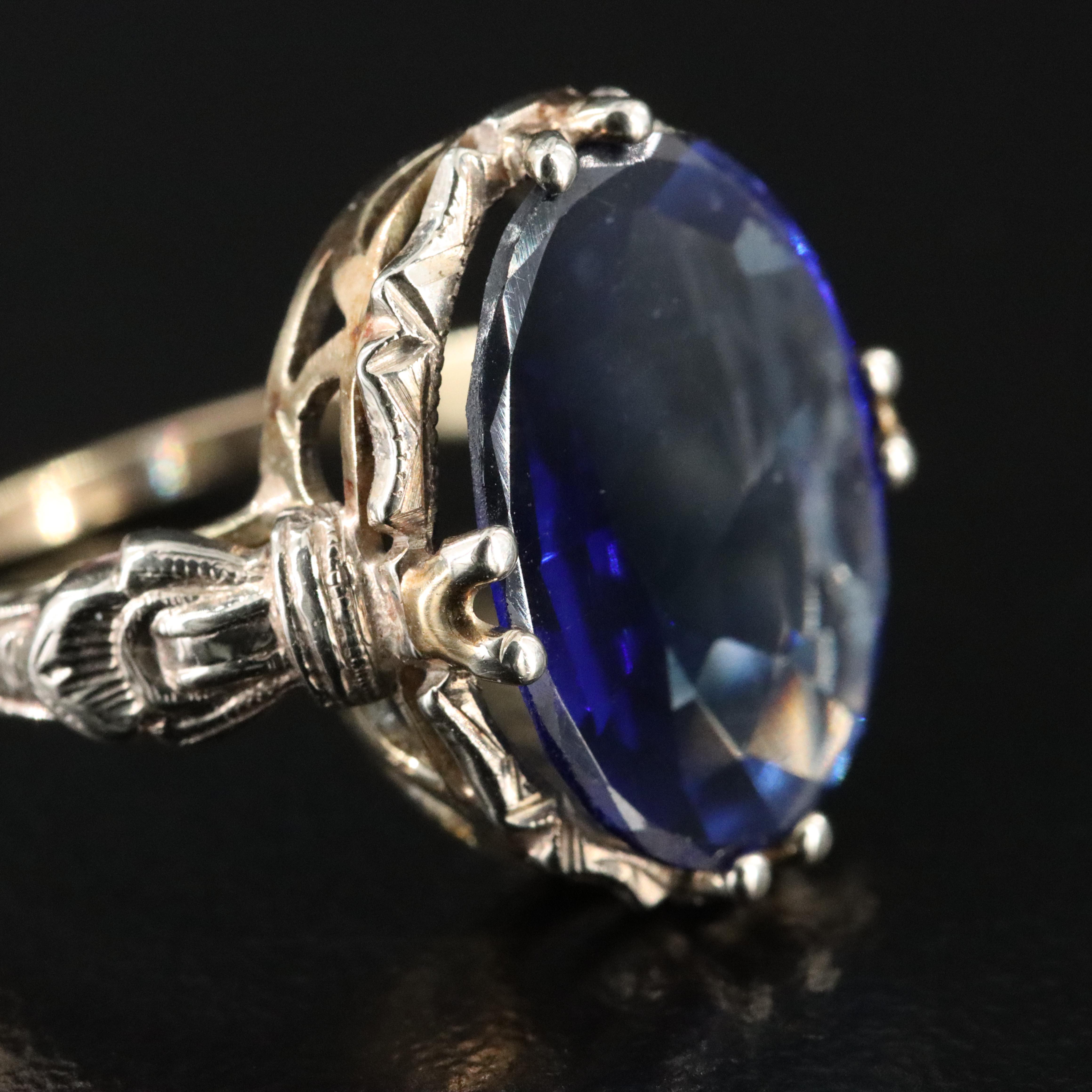14K Sapphire Ring