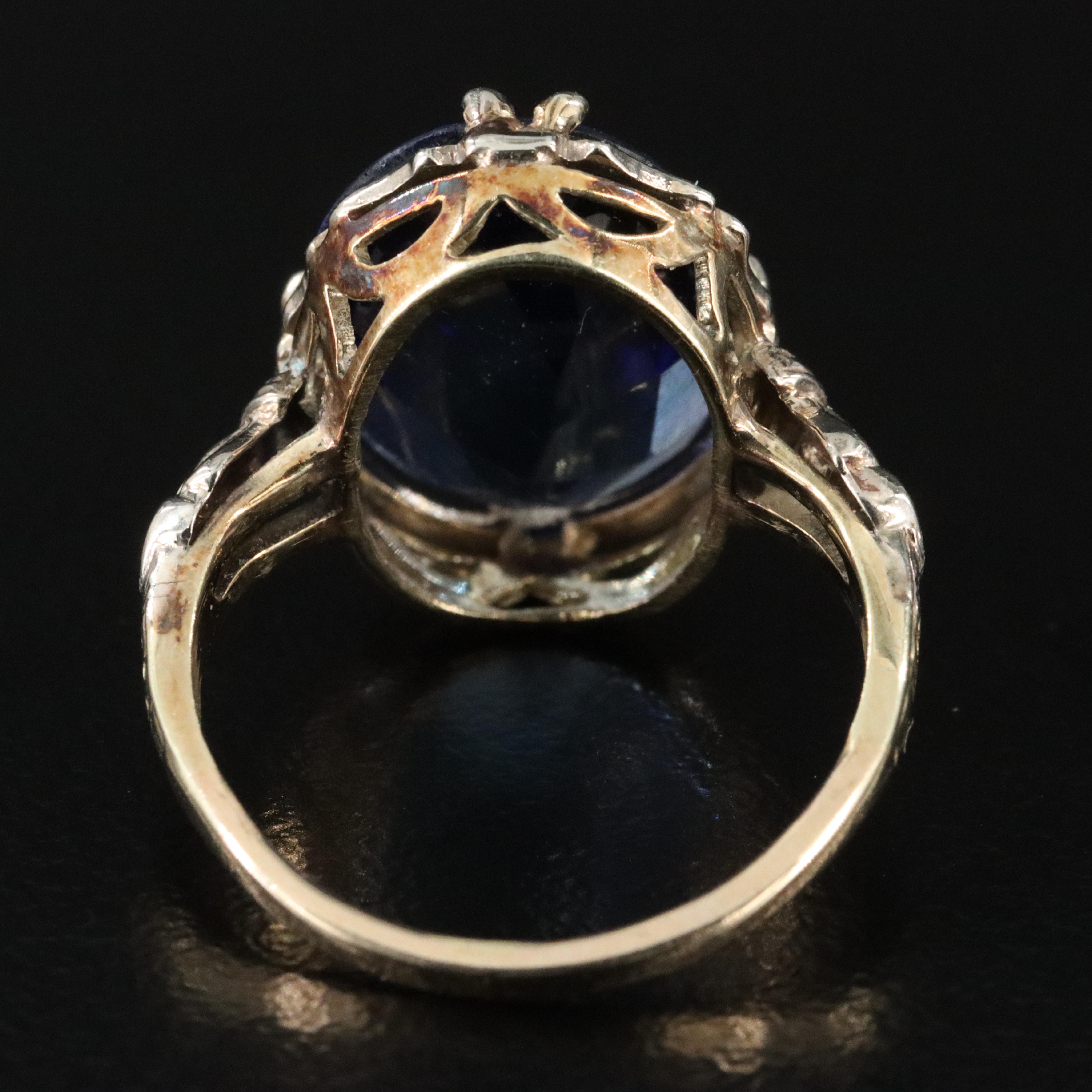 14K Sapphire Ring