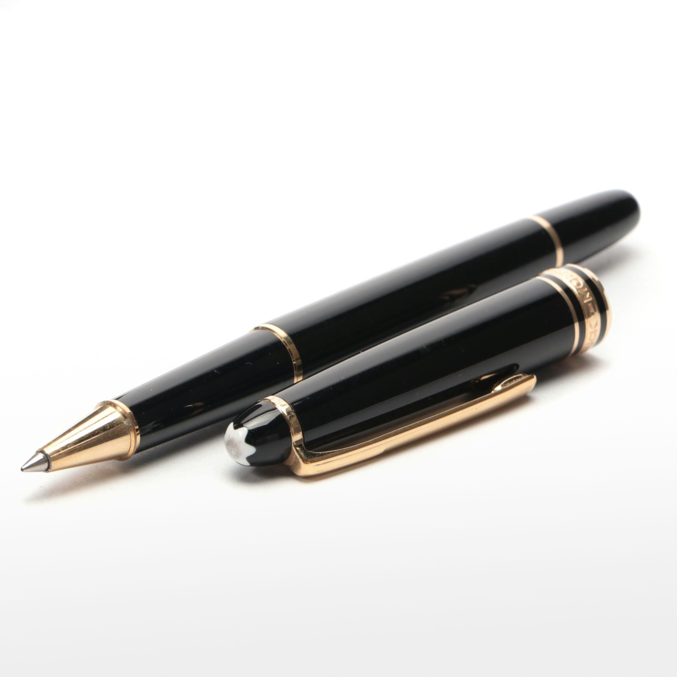 Montblanc Meisterstück Black Resin Rollerball Pen