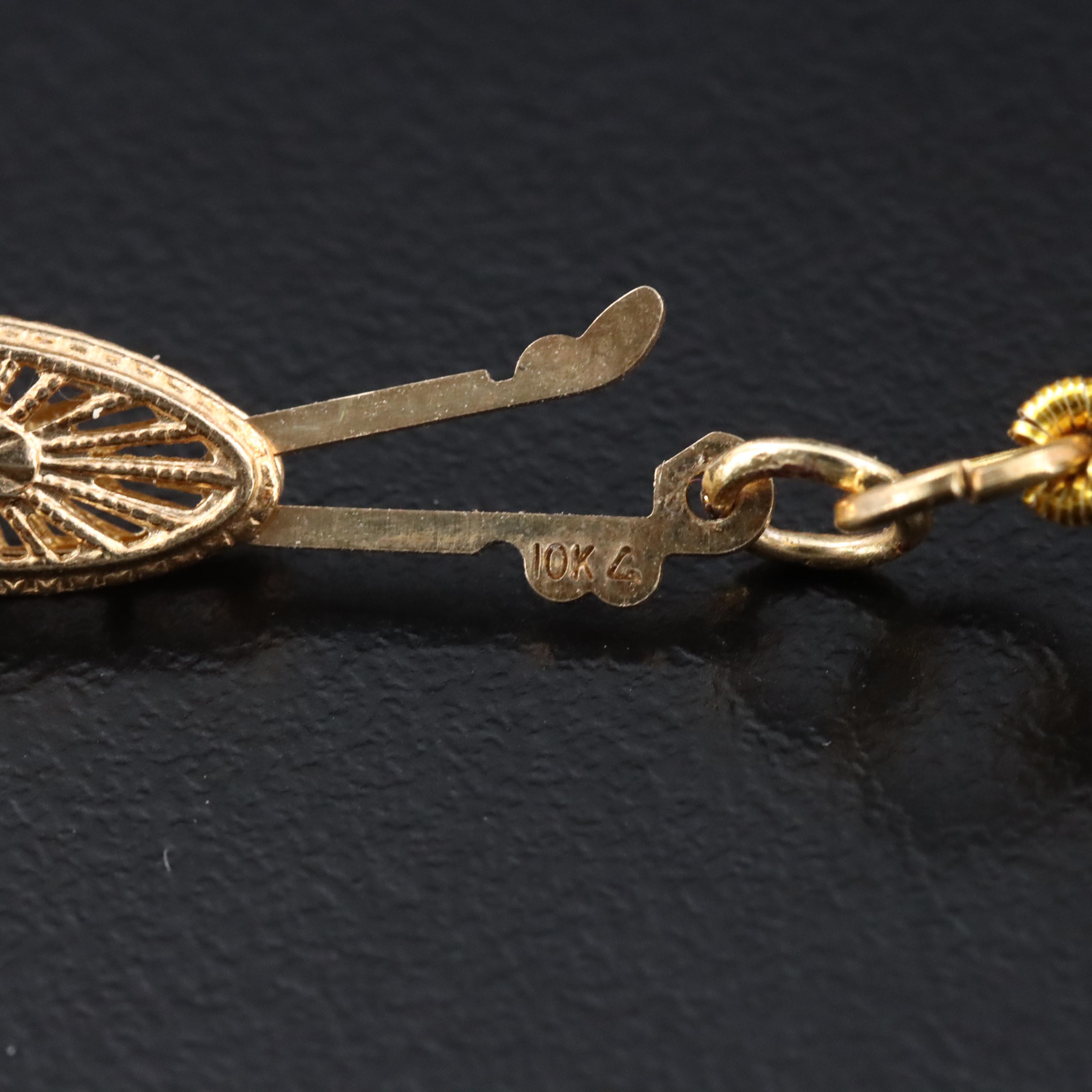 12.00 × 12.50 MM Pearl Necklace with 10K Clasp