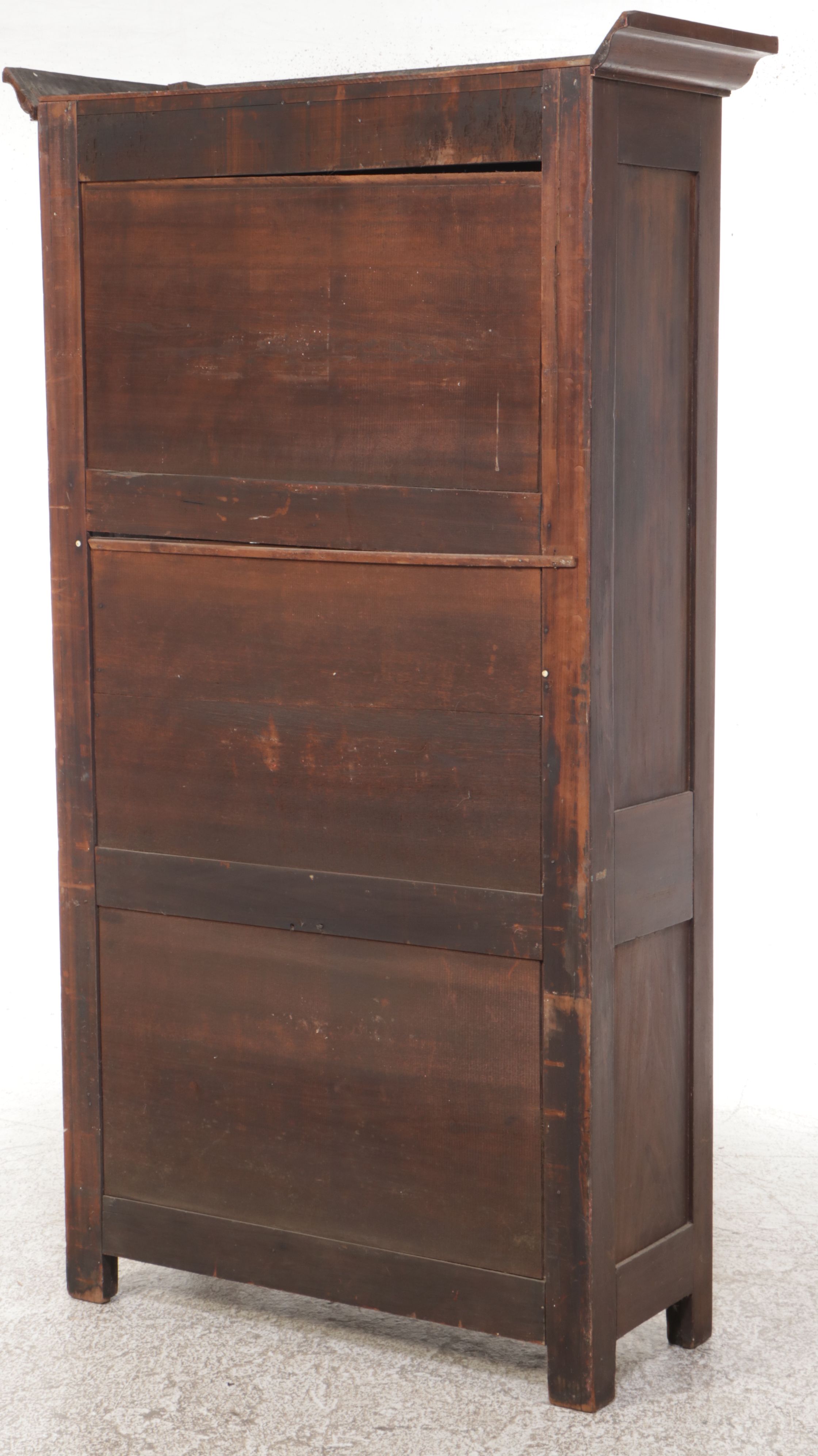 Victorian Carved Walnut China Cabinet