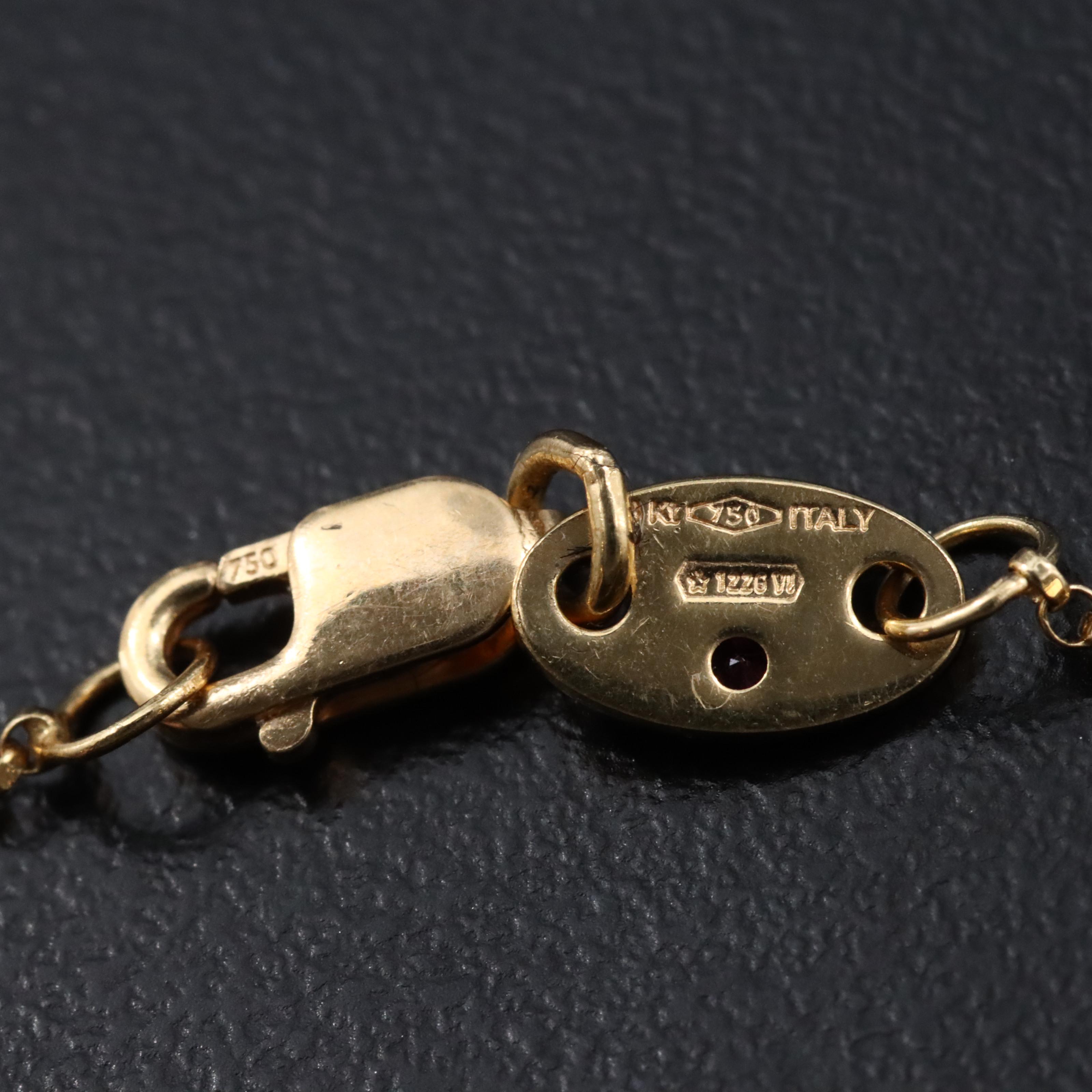 Roberto Coin 18K Jasmine Butterfly Necklace