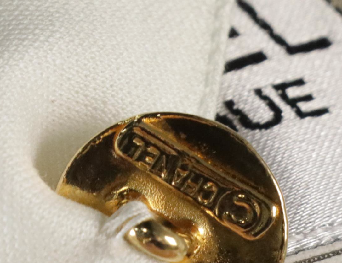 Chanel Boutique Sleeveless Top in Jersey Knit Cotton Sateen