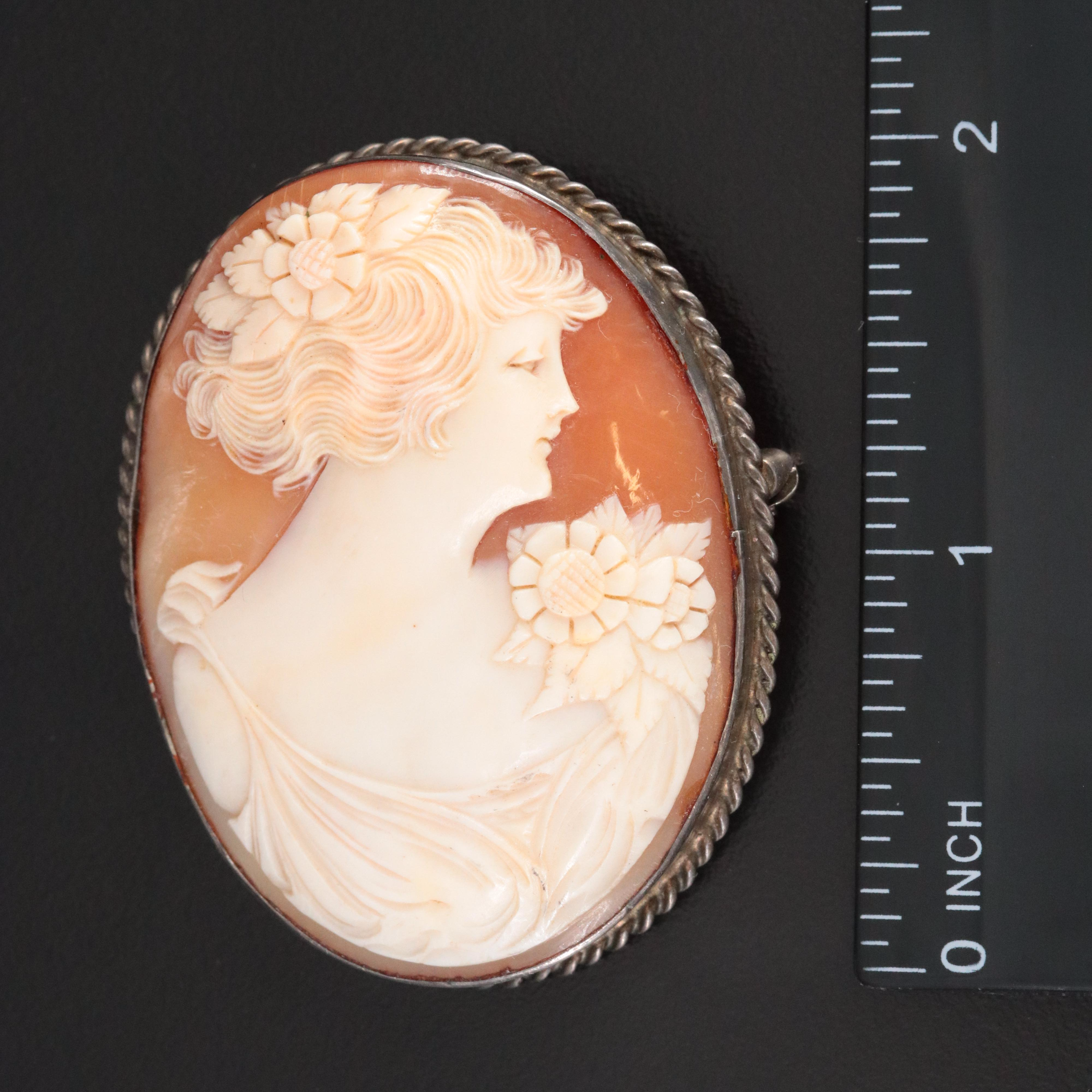 Vintage Cameo Converter Brooches and Brooch