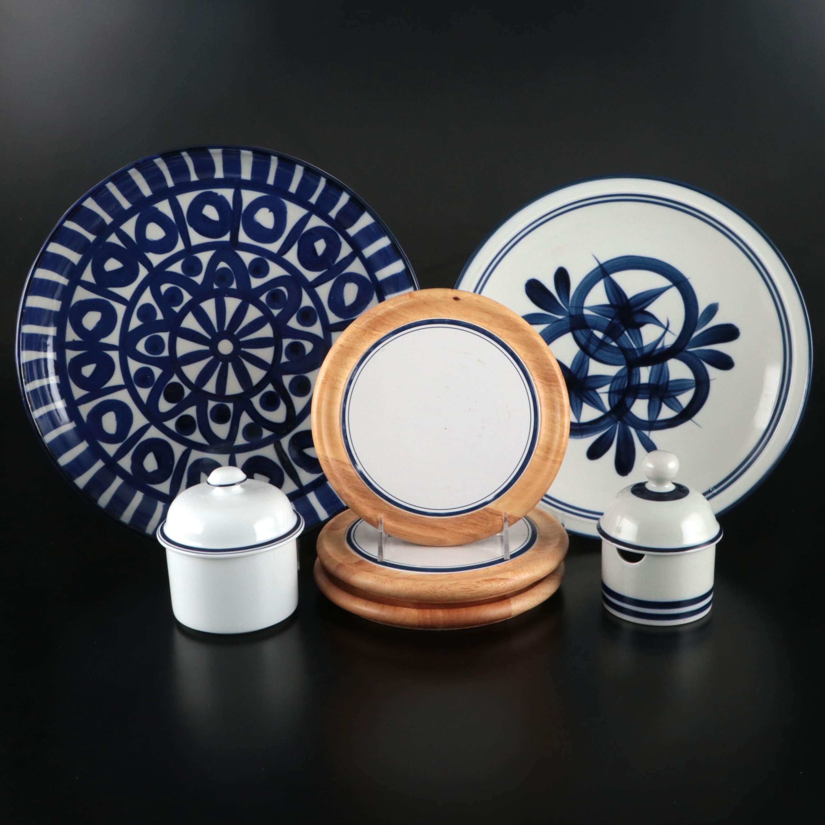 Dansk Ceramic Plates and Table Accessories