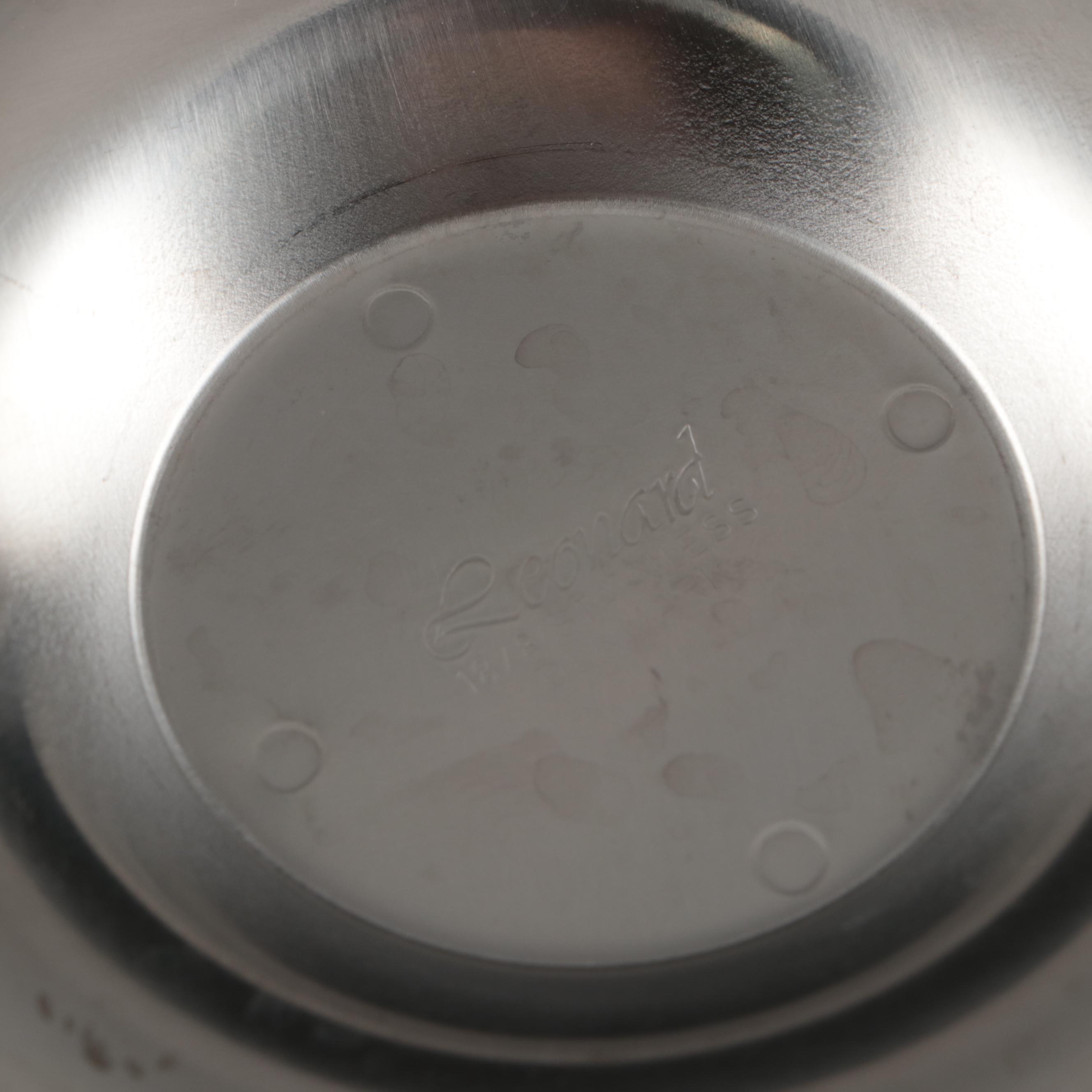 Leonard Bowls with Other Stainless Steel and Pewter Tableware