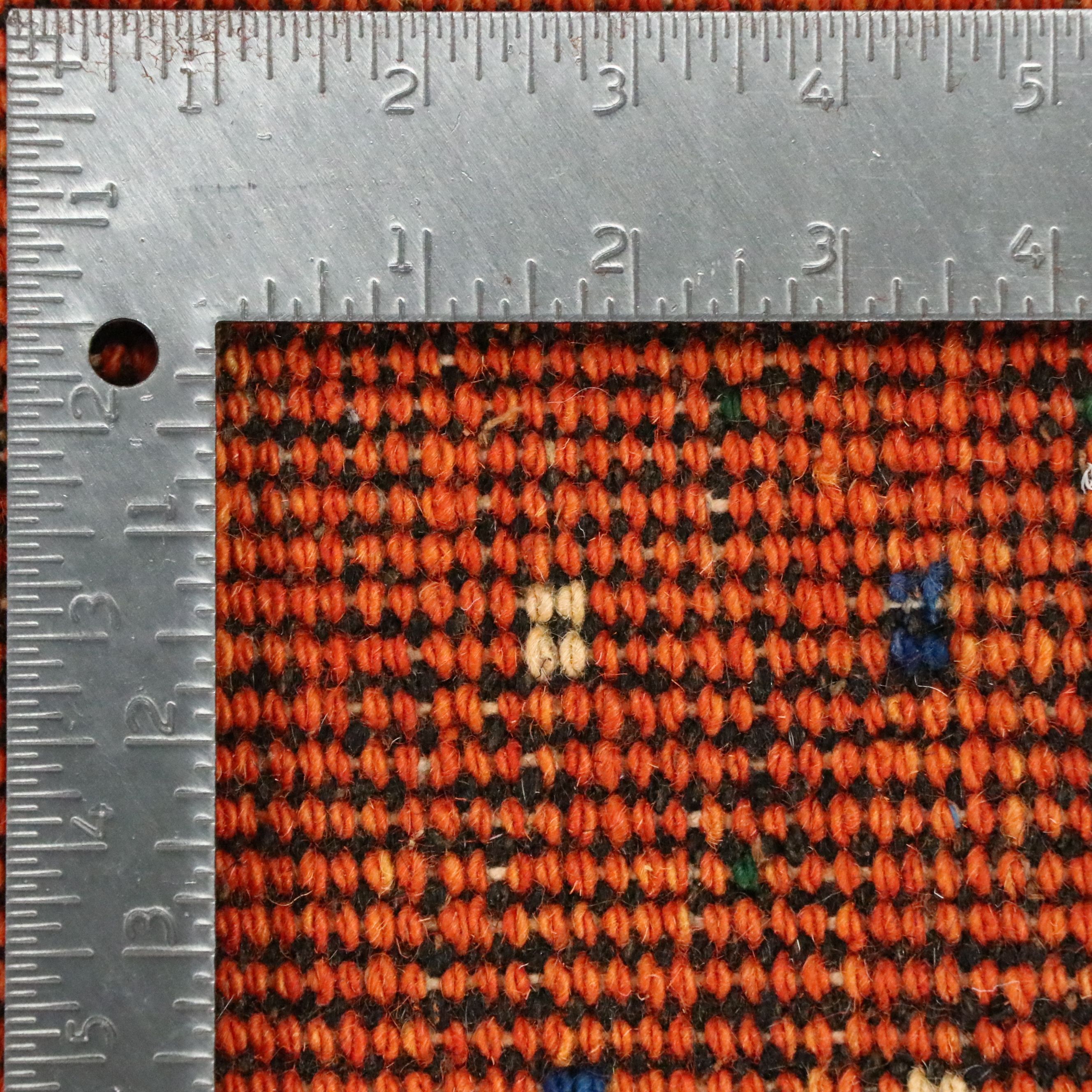 2'9 x 5'4 Hand-Knotted Pakistani Persian Gabbeh Accent Rug