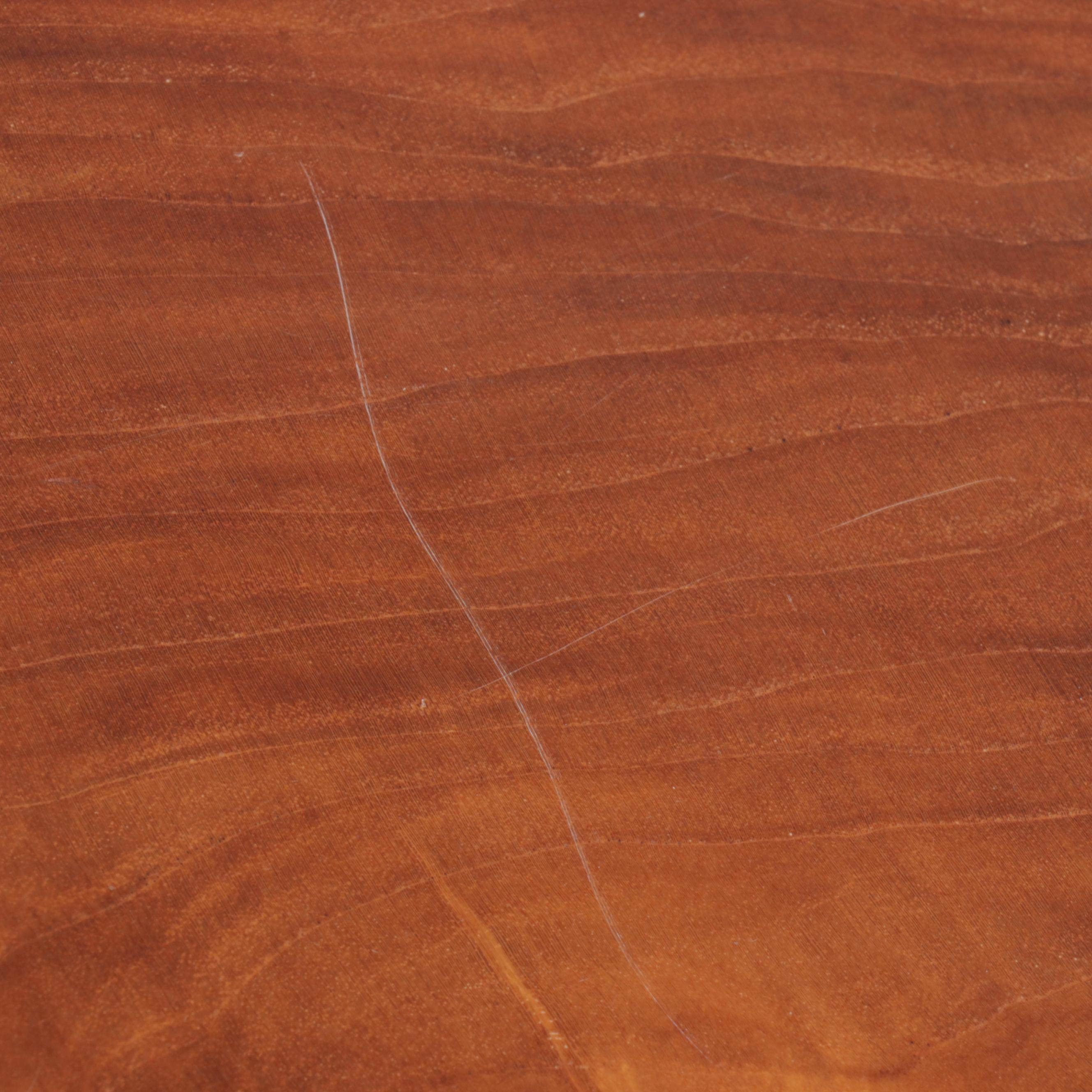 Natural Edge Wood Cross-Section and Acrylic Bistro  Table