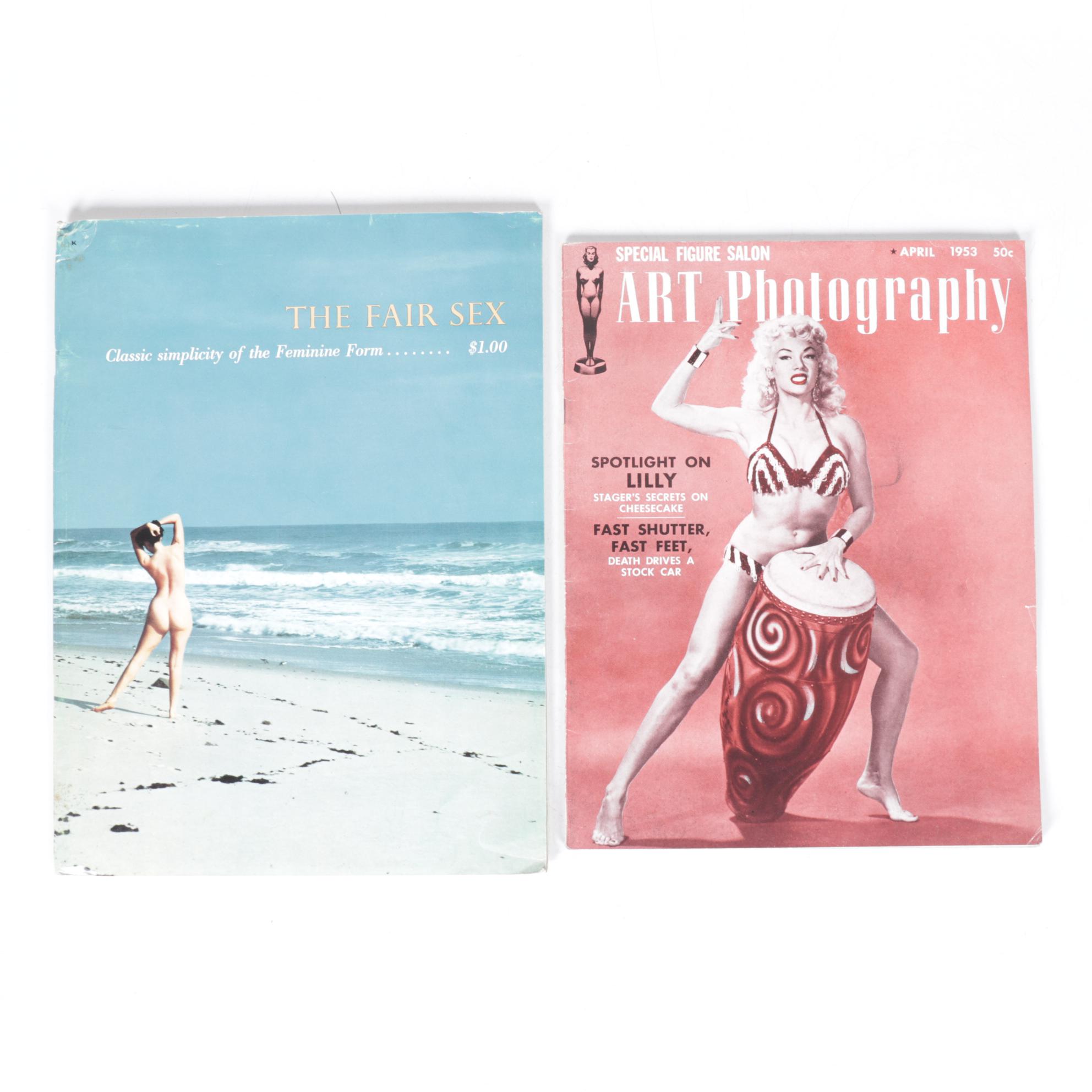 "The Fair Sex" and "Art Photography" Provocative Magazines, 1950s