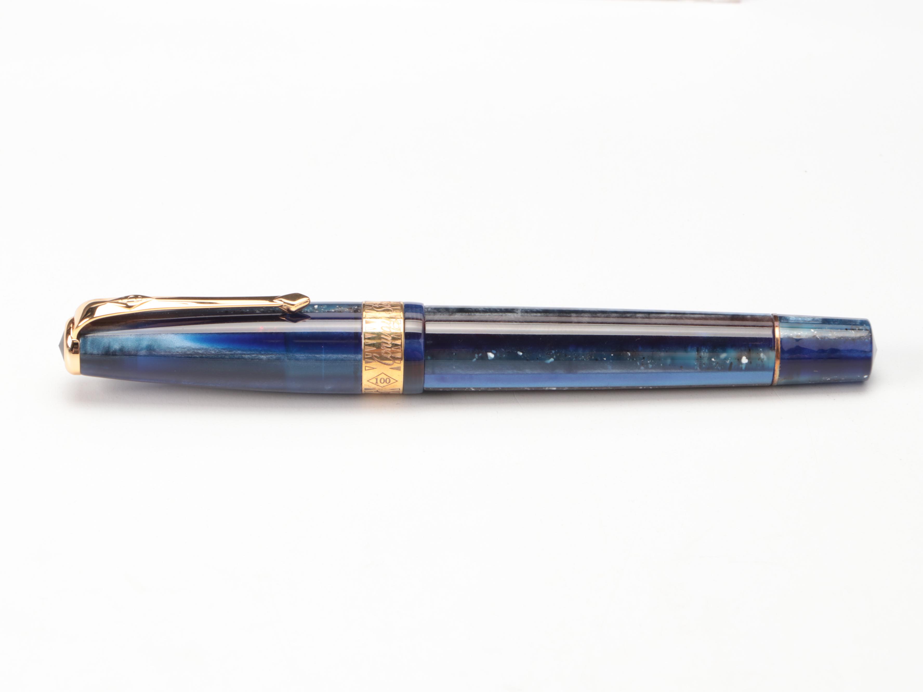 Conway Stewart "Spaghetti" Model 100 Starry Night Fountain Pen