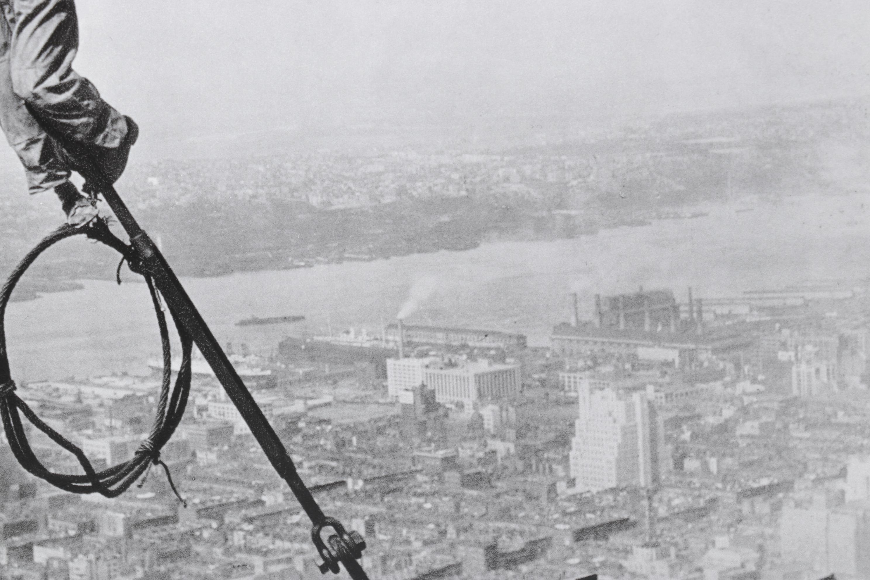 Rotogravure after Lewis W. Hine "Icarus" for Portfolio