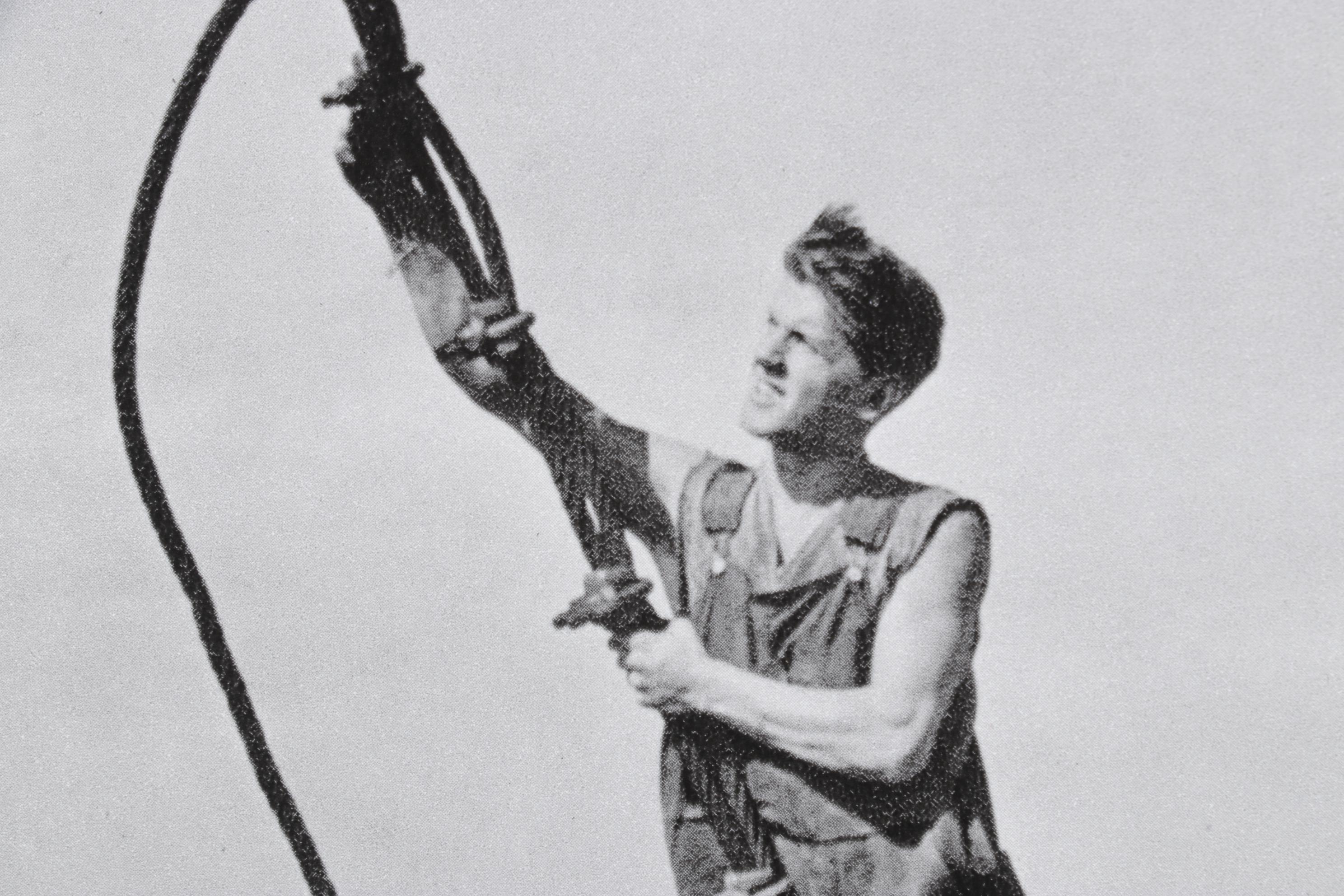 Rotogravure after Lewis W. Hine "Icarus" for Portfolio