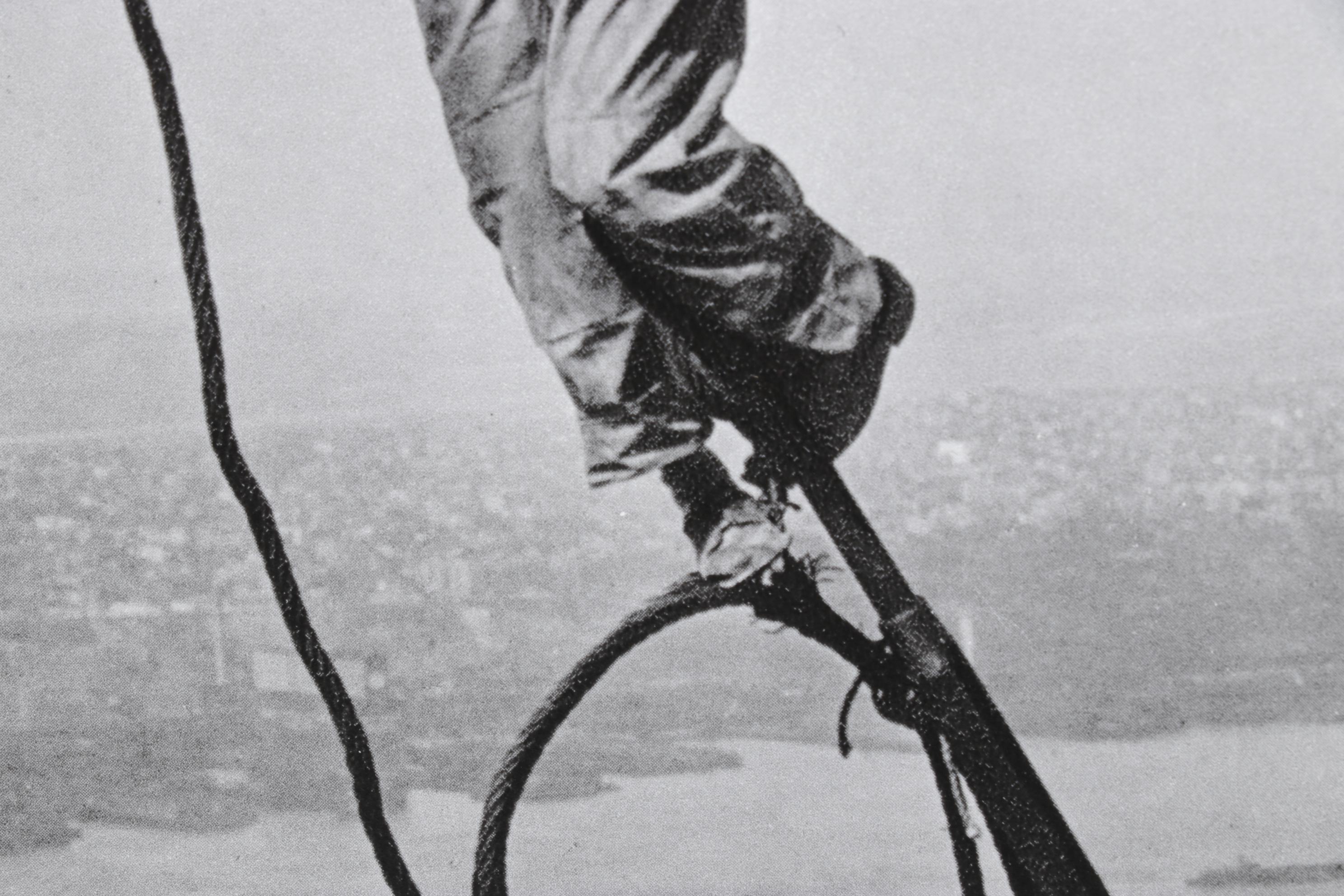 Rotogravure after Lewis W. Hine "Icarus" for Portfolio