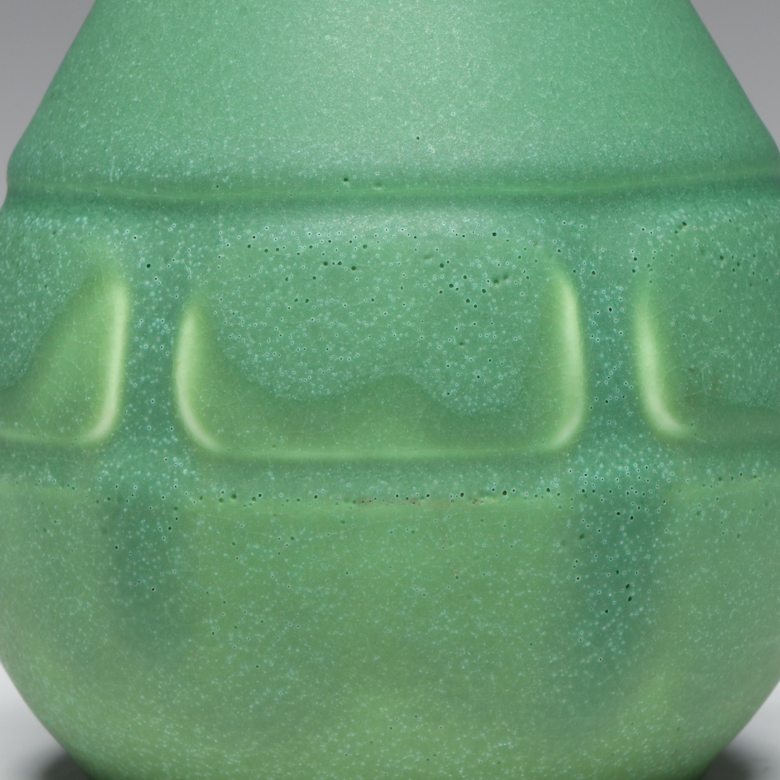 Rookwood Pottery Arts and Crafts Style Teal Glazed Vase