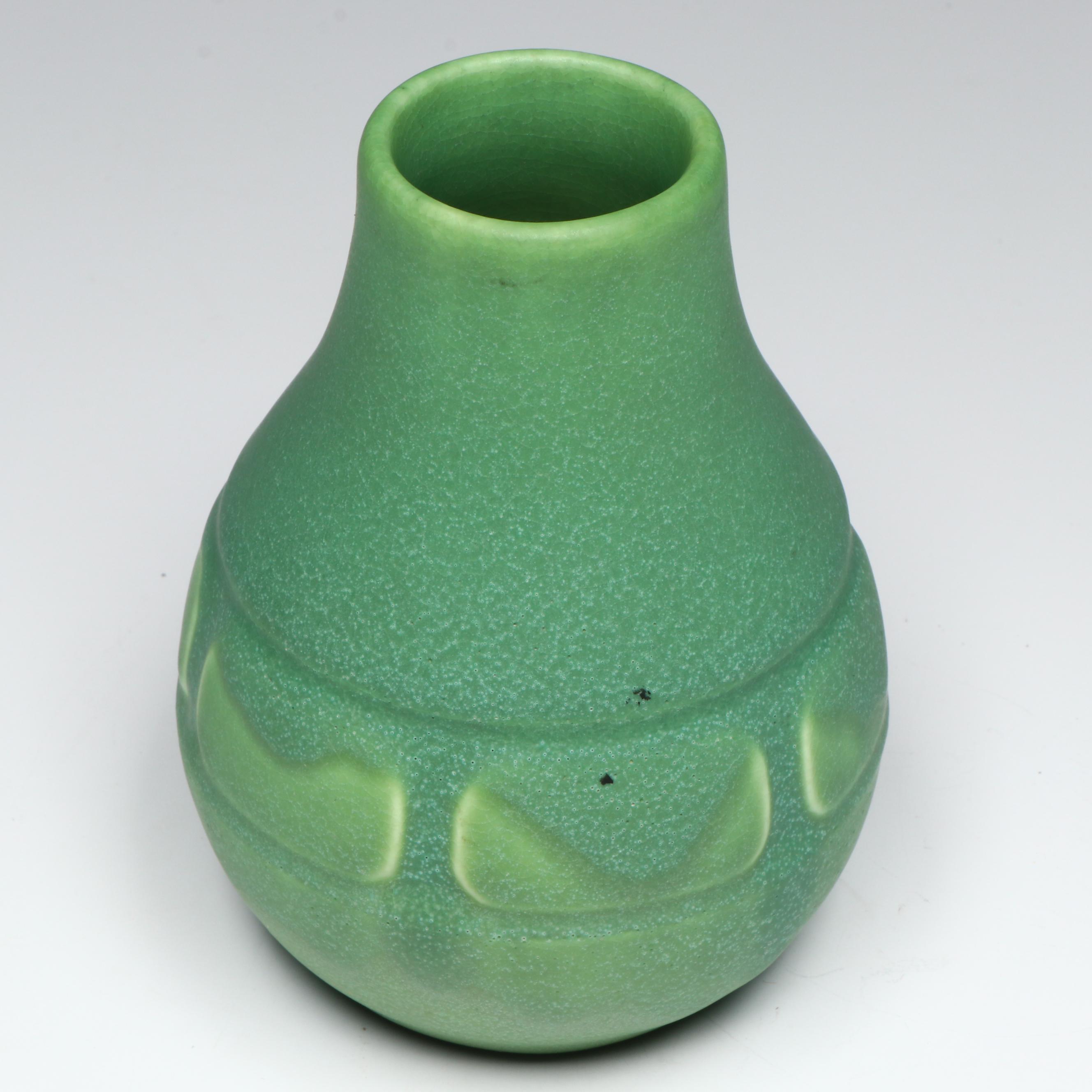 Rookwood Pottery Arts and Crafts Style Teal Glazed Vase