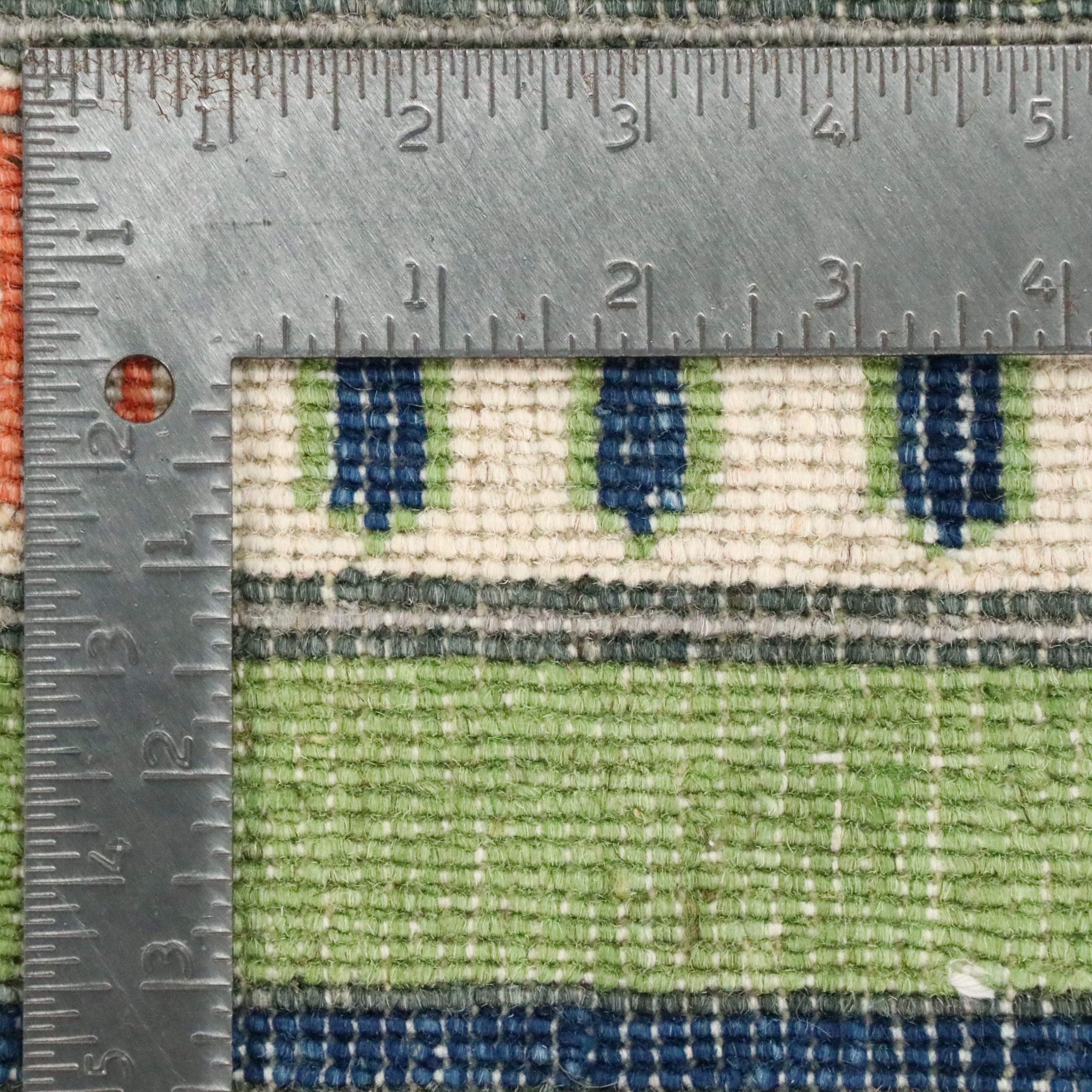 4'10 x 6'8 Hand-Knotted Afghan Pictorial War Area Rug