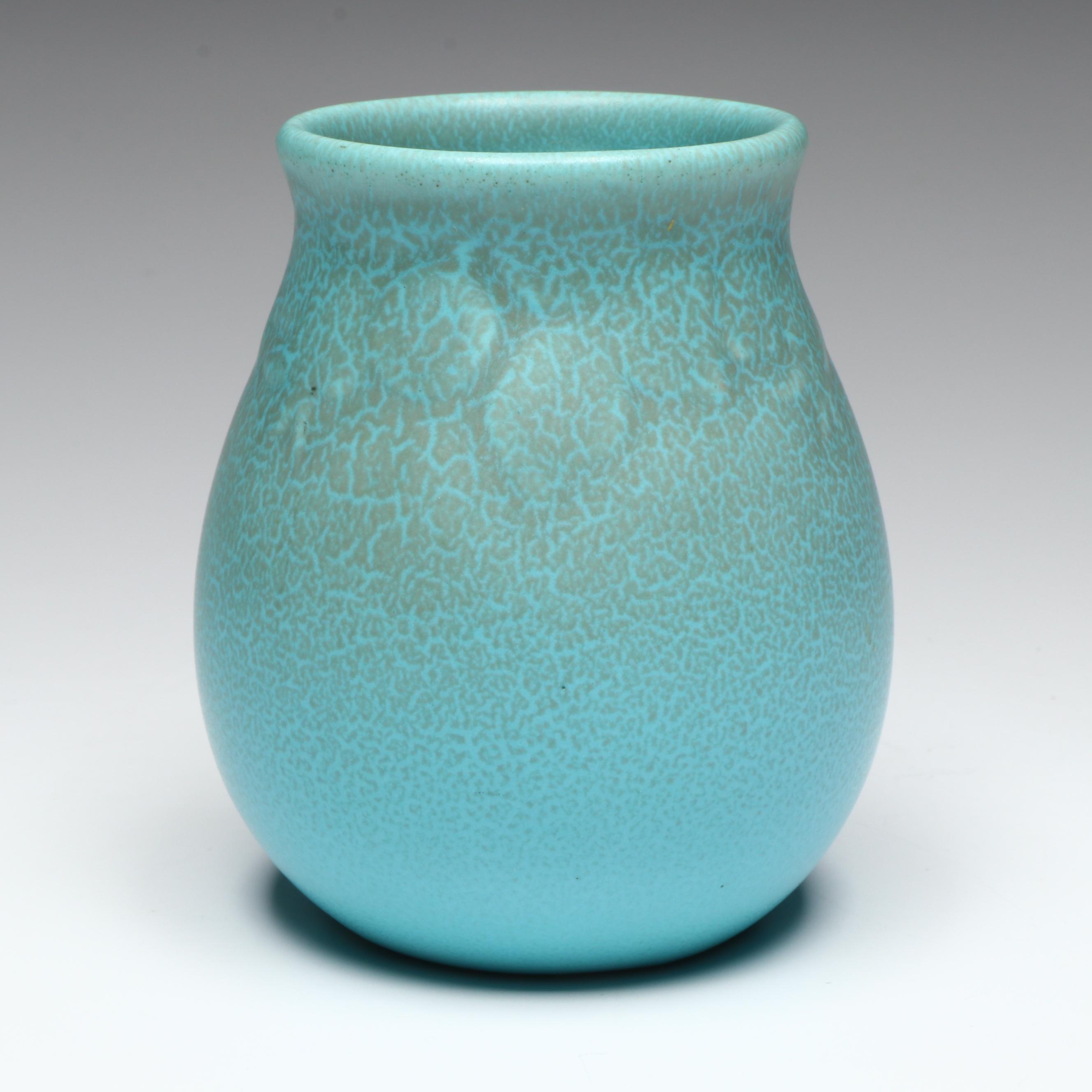 Rookwood Pottery Molten Glaze Berry and Leaf Vase, 1931