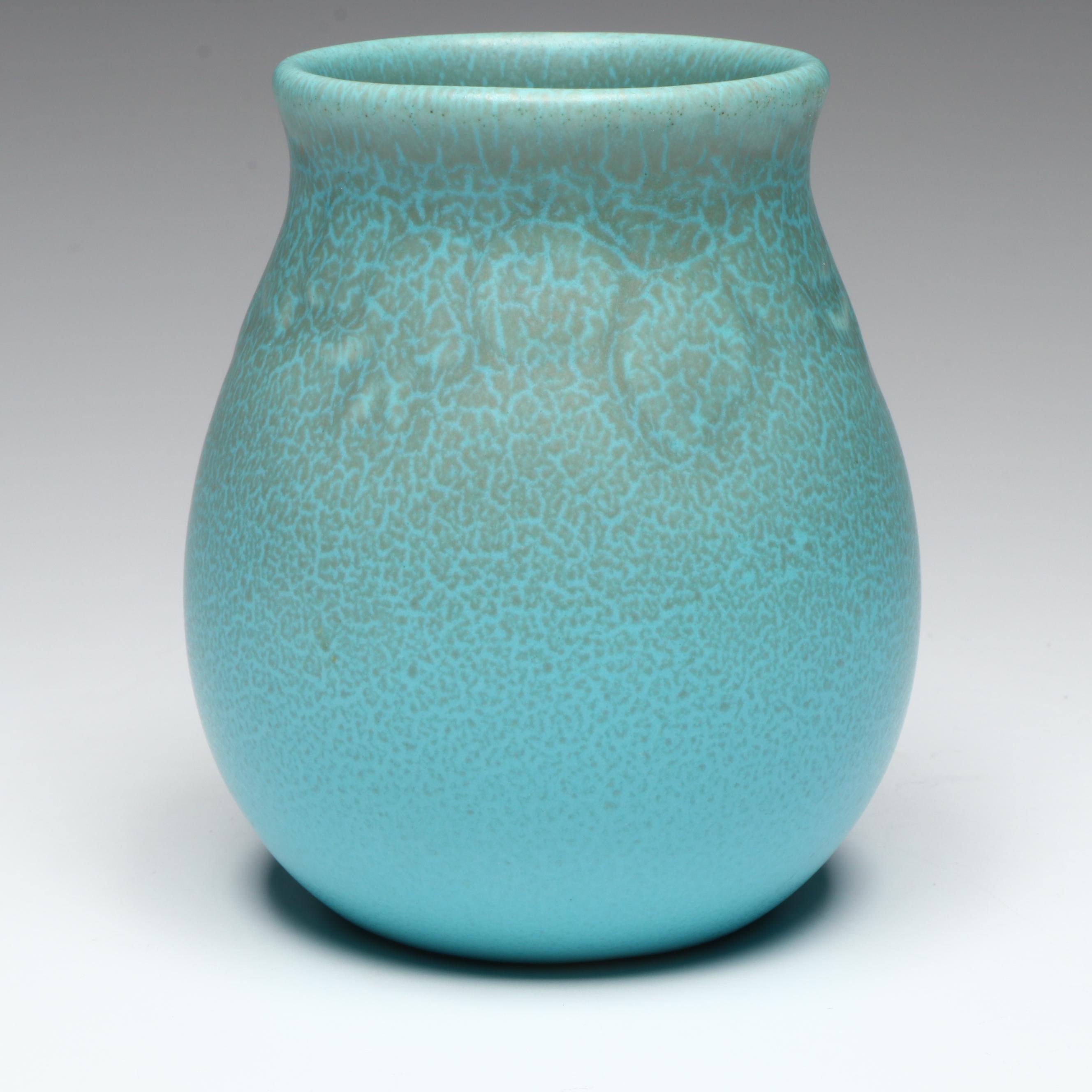 Rookwood Pottery Molten Glaze Berry and Leaf Vase, 1931